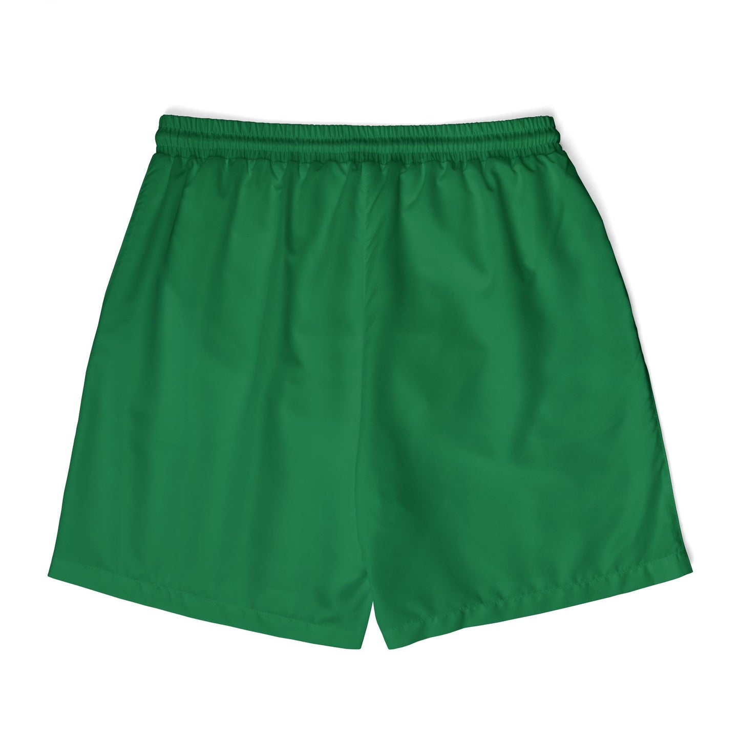 Badged Graphic Swim Shorts, Unisex Beachwear, Summer Essentials, Pool Party Attire