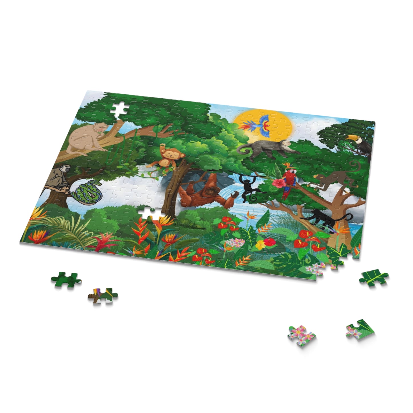 Nature-Themed Puzzle (120/252/500-Piece) – Fun for All Ages!