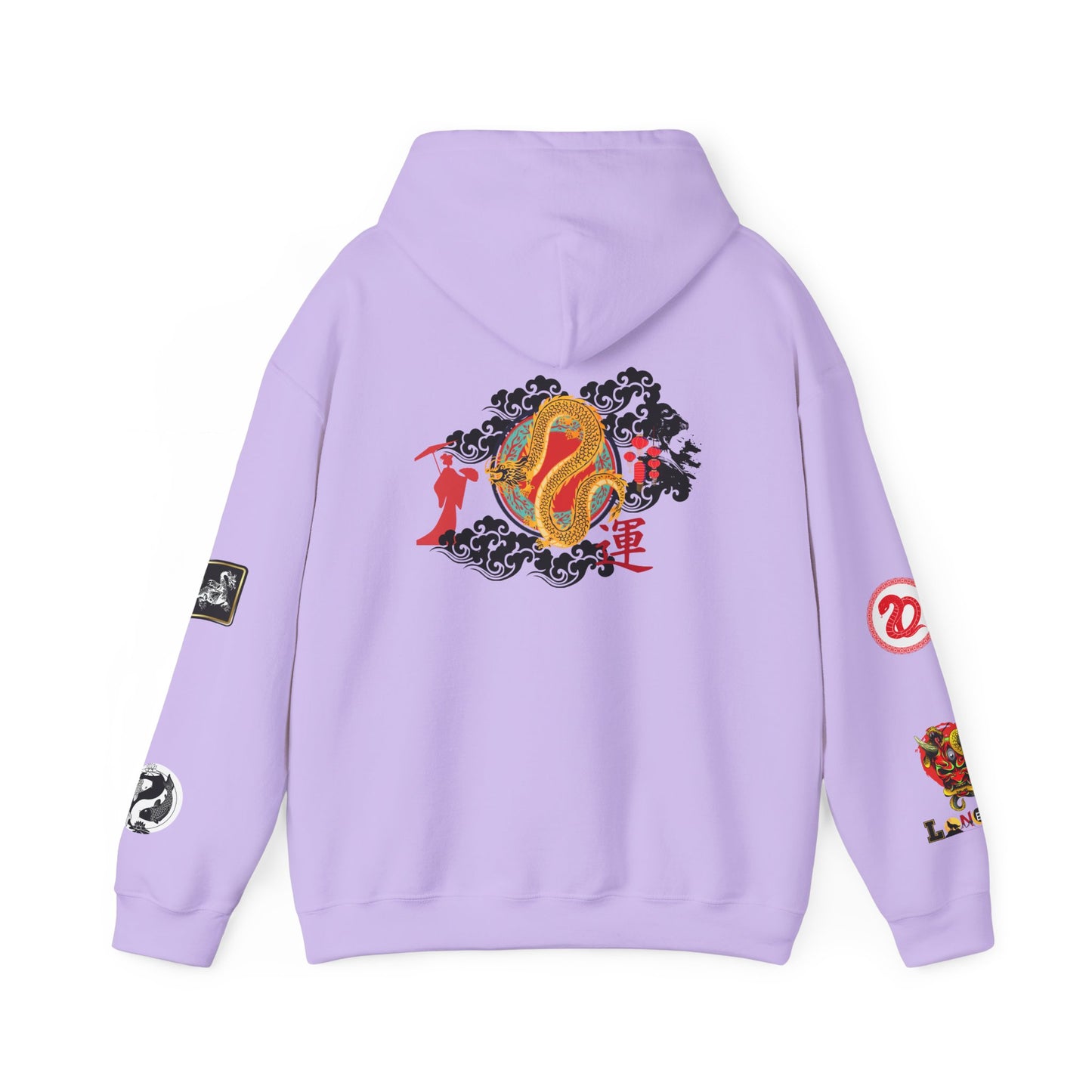 Dragon Ninja Themed Graphic Unisex Hoodie