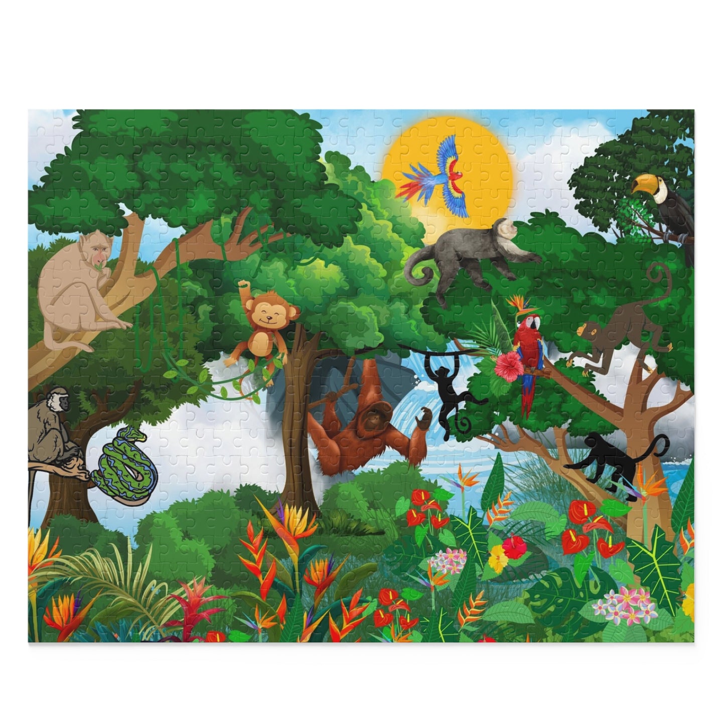 Nature-Themed Puzzle (120/252/500-Piece) – Fun for All Ages!