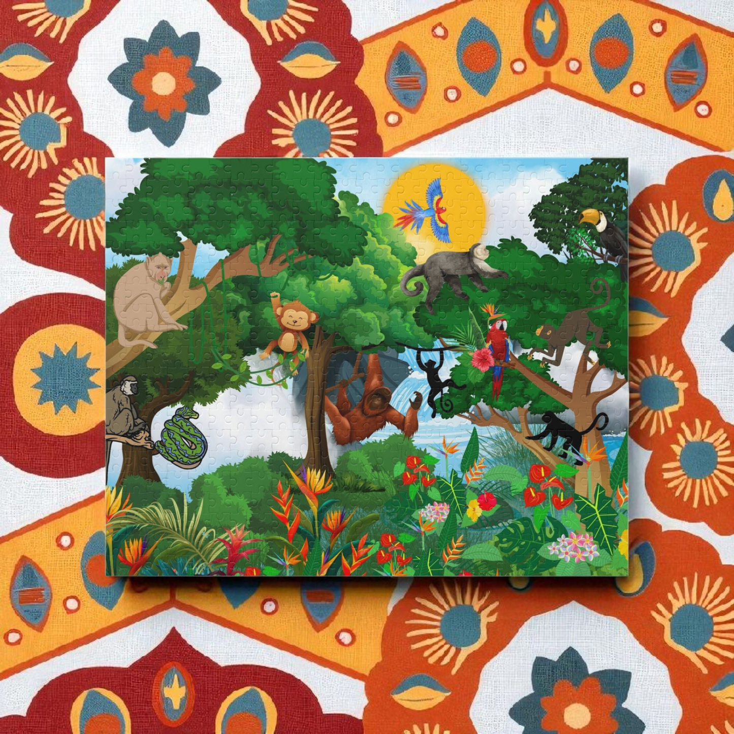 Nature-Themed Puzzle (120/252/500-Piece) – Fun for All Ages!
