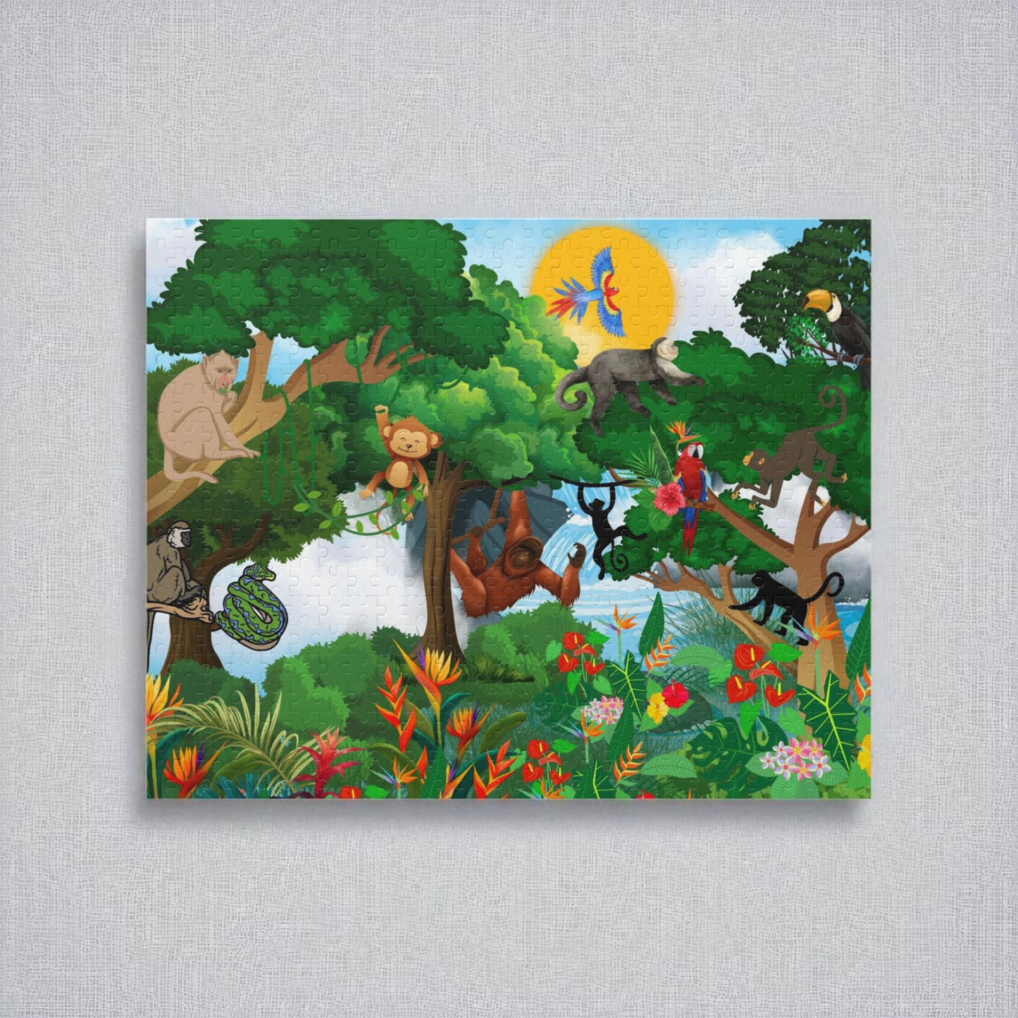 Nature-Themed Puzzle (120/252/500-Piece) – Fun for All Ages!