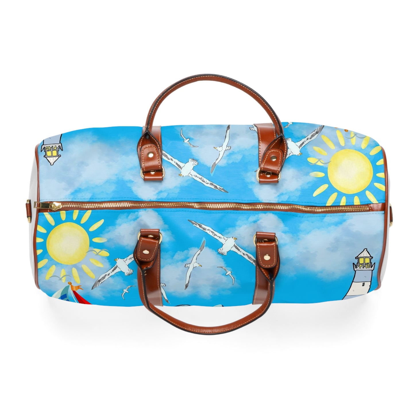 Whale Watching Waterproof Travel Bag - Stylish Beach Duffel for Adventures