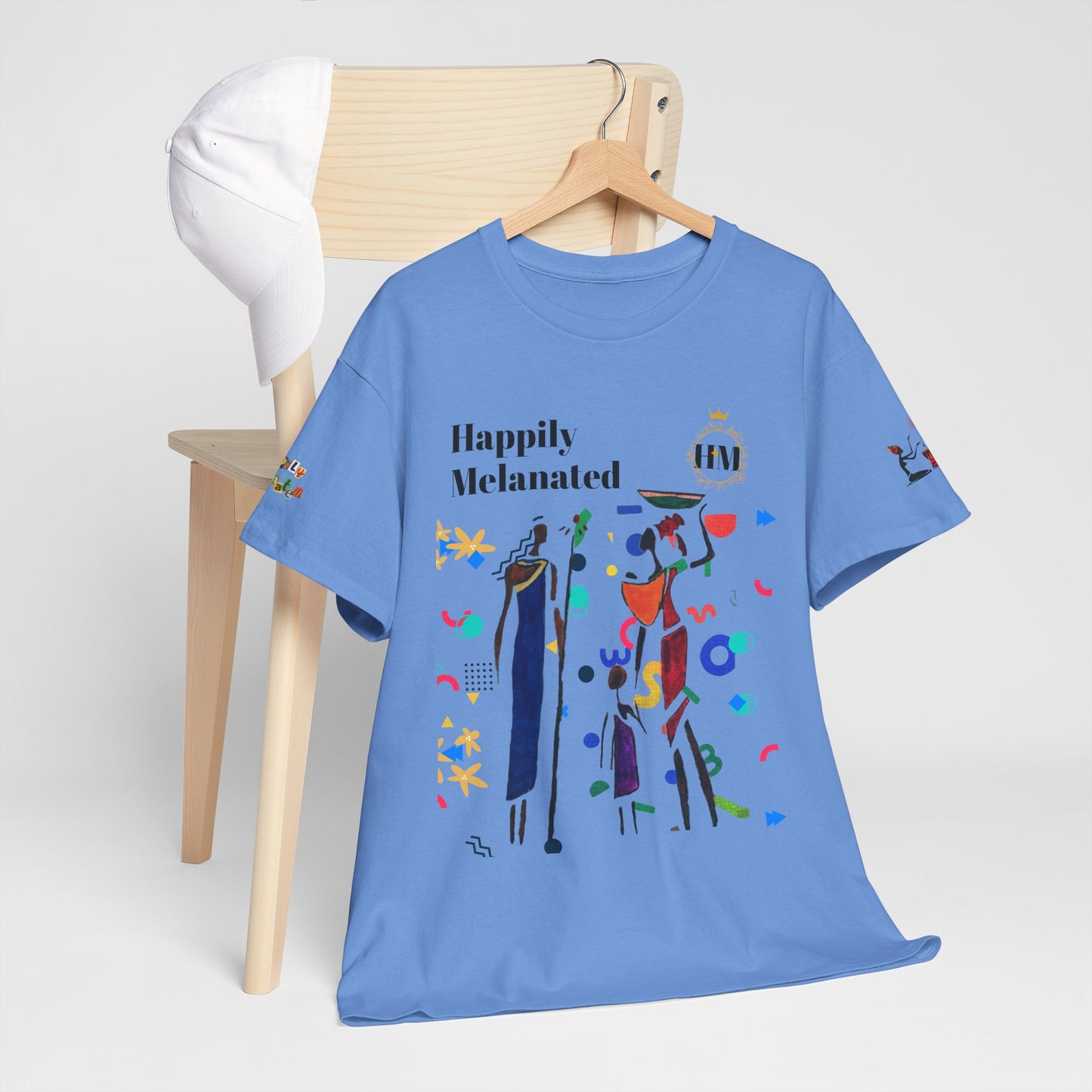 Ethnic Family Doodle Unisex Tee, Handcrafted Tshirt, Unique Family Shirt, Cultural Graphic Teee