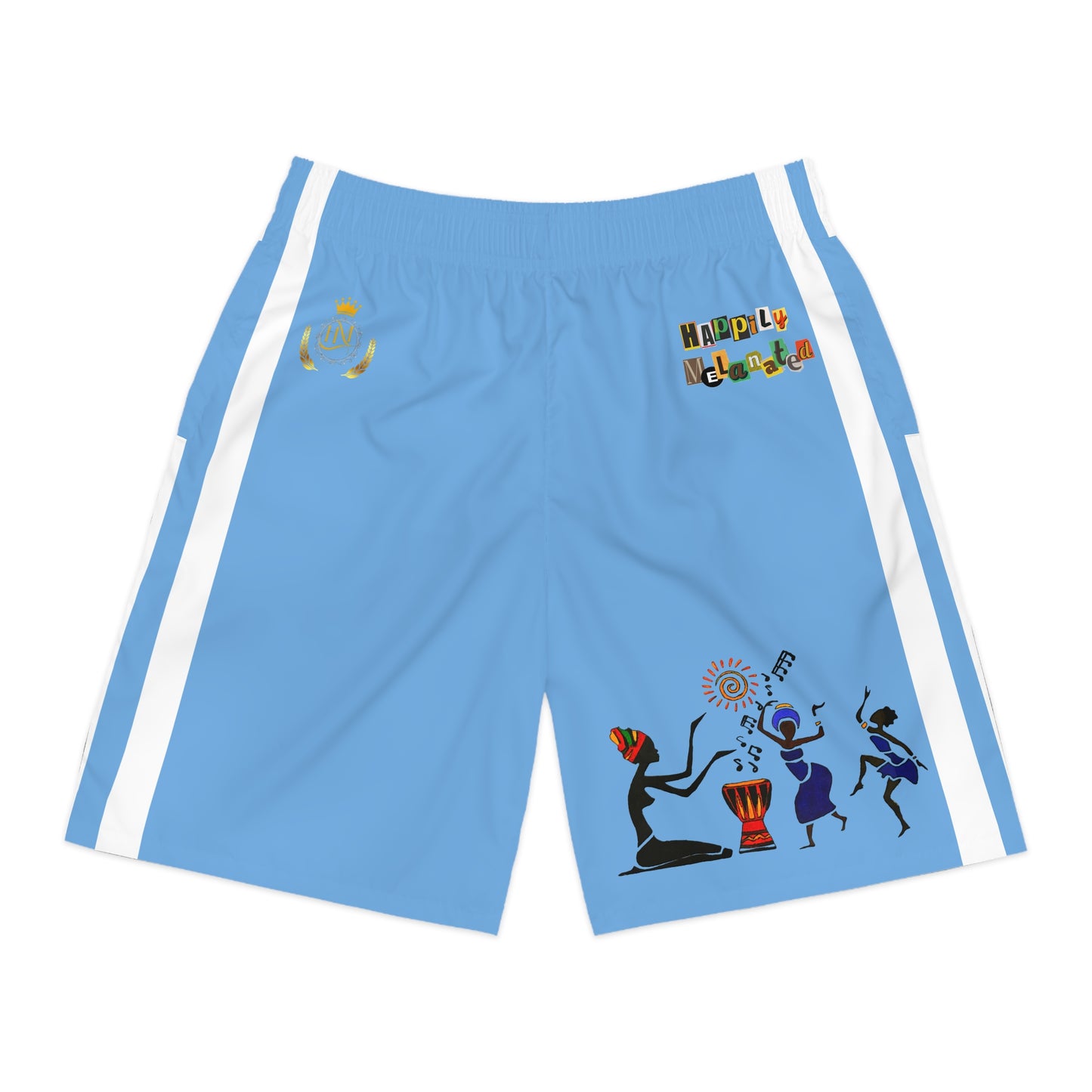 Cultural Dance Men's Jogger Shorts - Happily Celebrating Heritage
