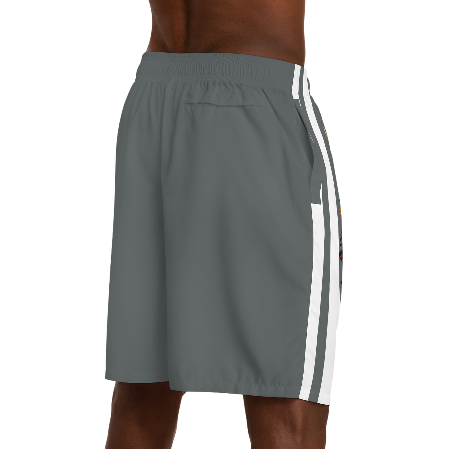 Ethnic Music Cartoon Men's Jogger Shorts - Happily Celebrating Heritage