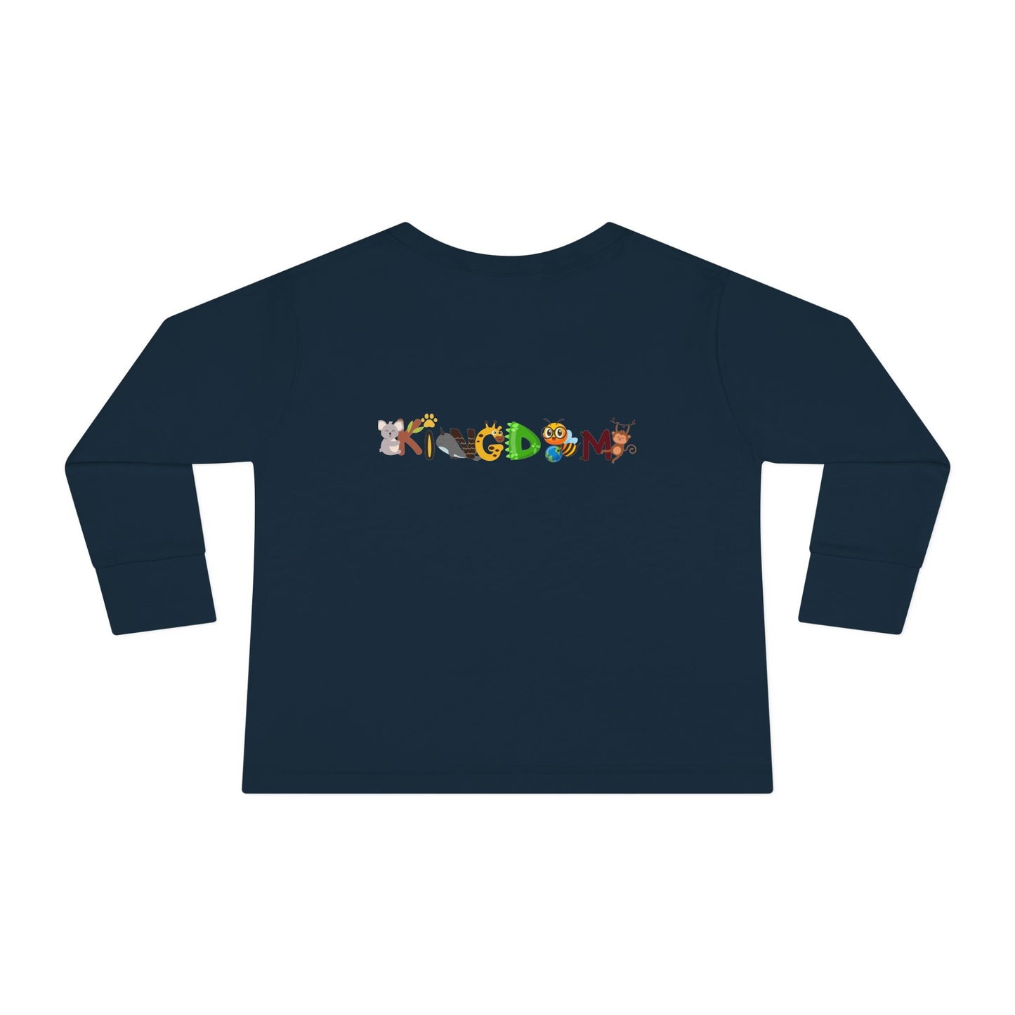 Whale Cartoon Graphic Toddler Tee, Kids Long Sleeve Shirt, Ocean Animal Children's Clothing