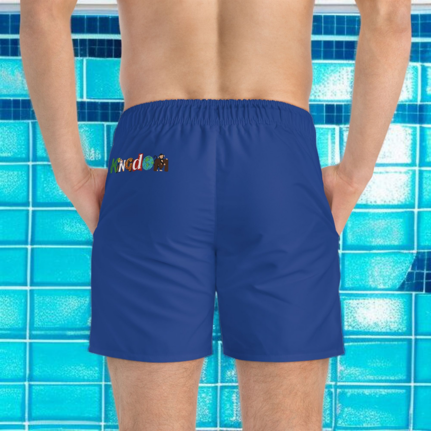 Tropical Tiger Swim Trunks - Fun Jungle Print for Summer Adventures