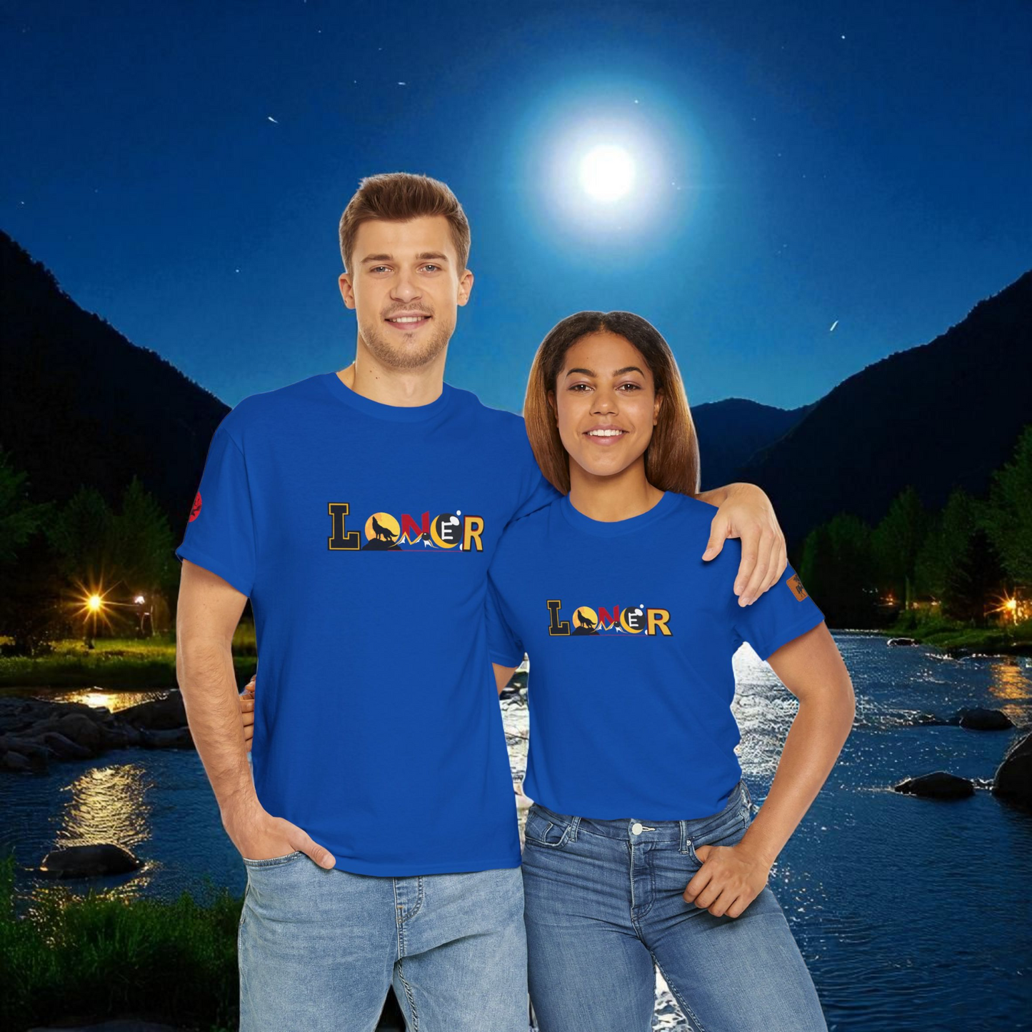 Graphic Wolf Art Unisex Tee, Wild Animal Design T-Shirt - Men's Women's Tee