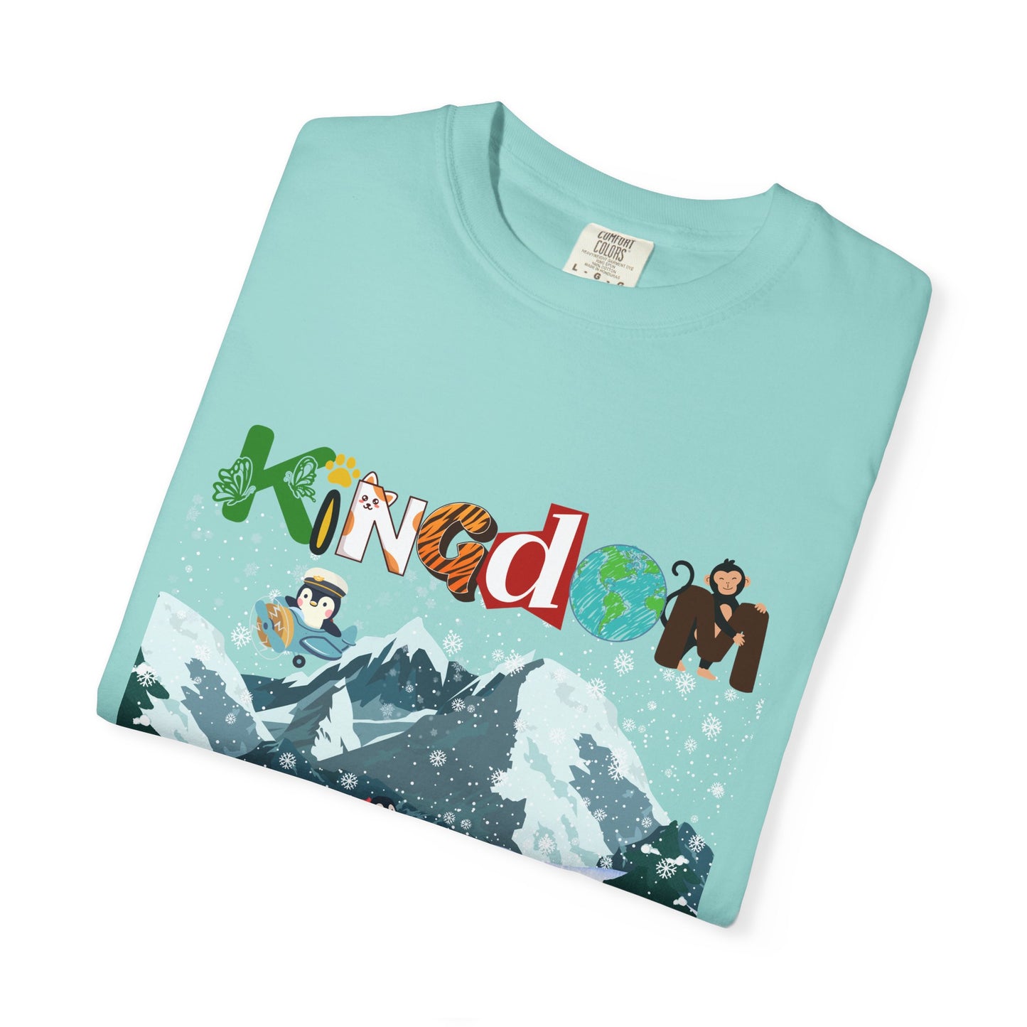 Arctic Life Penguin Graphic Unisex T-Shirt, Nature Theme, Wildlife Tee Shirt, Animal Lover Tee