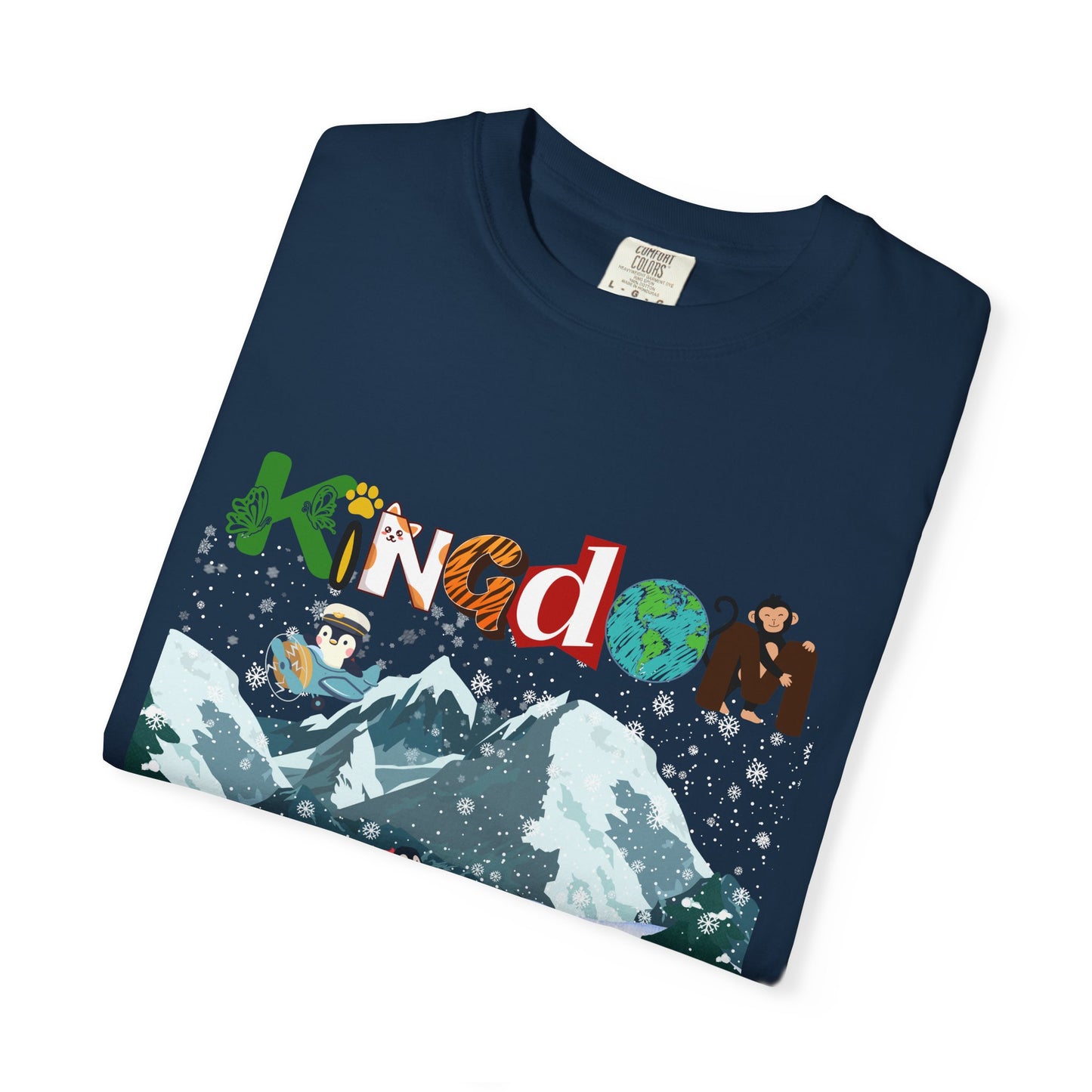 Arctic Life Penguin Graphic Unisex T-Shirt, Nature Theme, Wildlife Tee Shirt, Animal Lover Tee