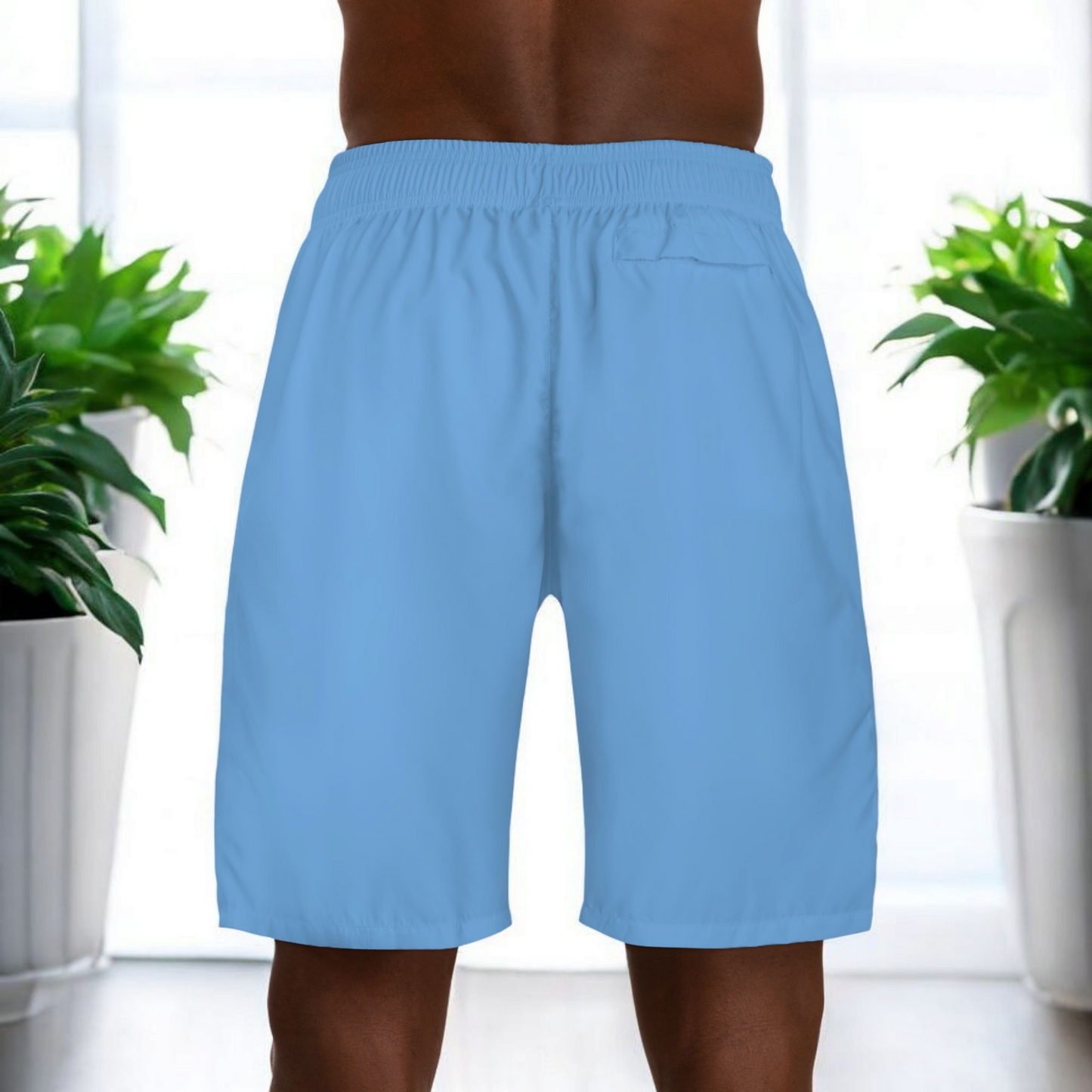 Ethnic Music Cartoon Men's Jogger Shorts - Happily Celebrating Heritage