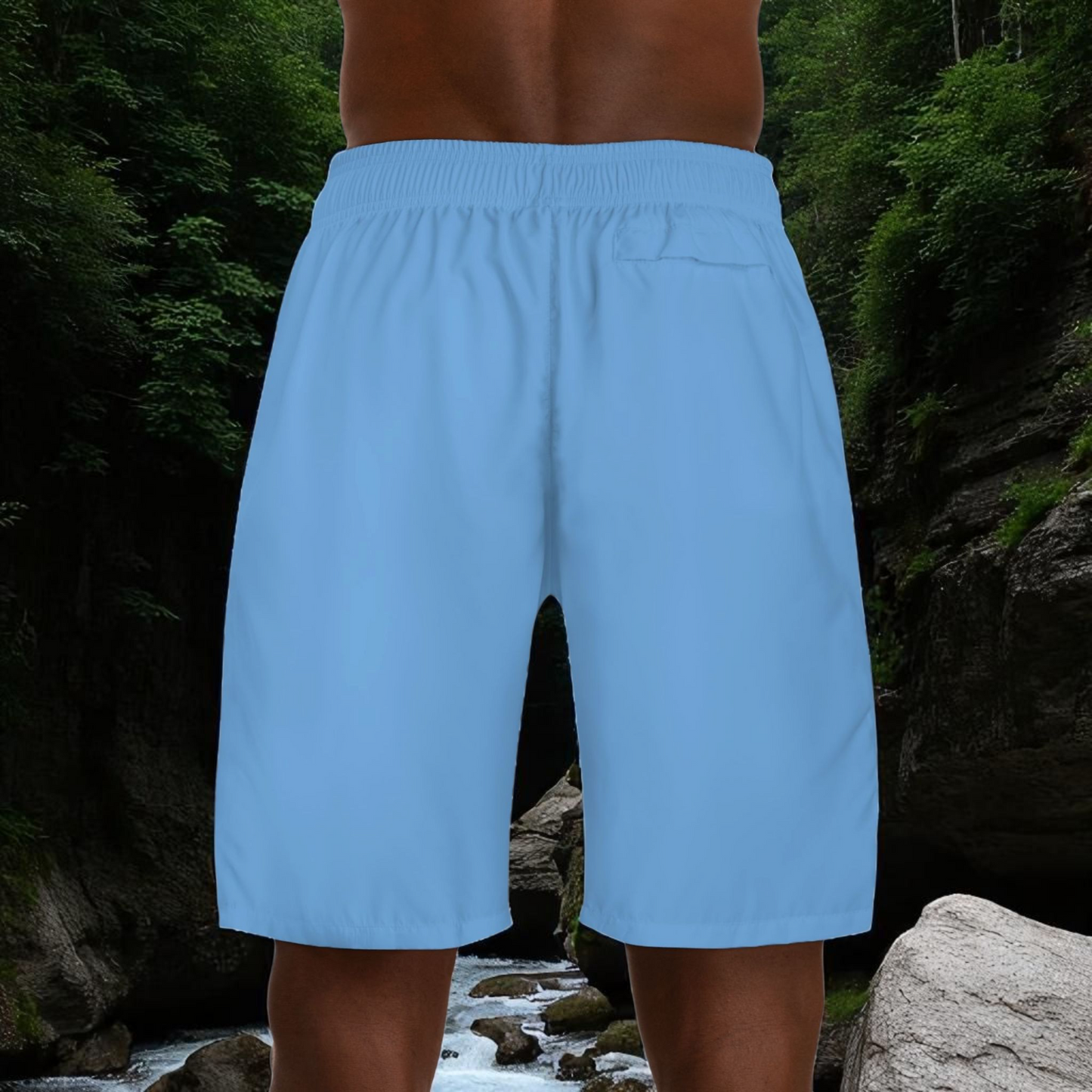 Ethnic Music Cartoon Men's Jogger Shorts - Happily Celebrating Heritage