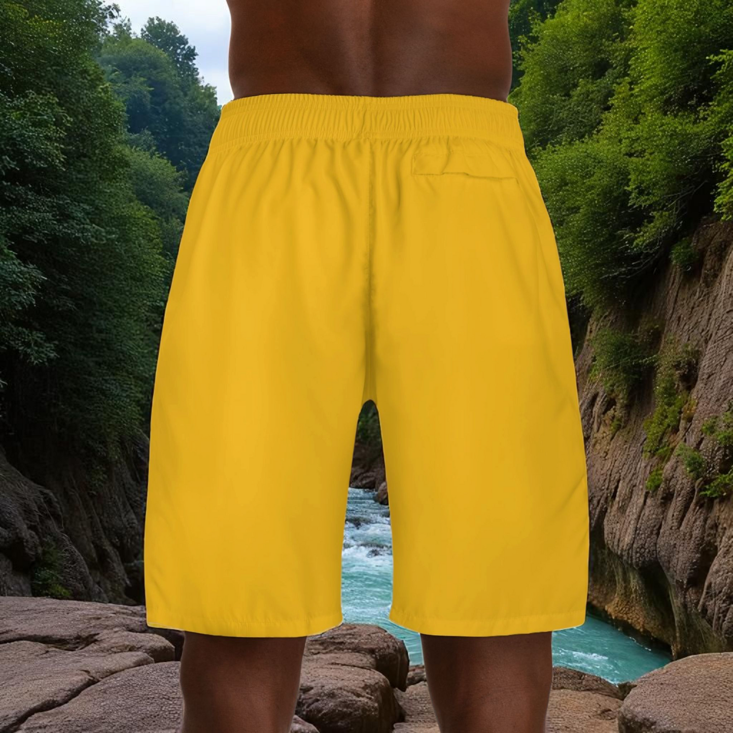Afrocentric Dance Men's Jogger Shorts - Happily Celebrating Heritage