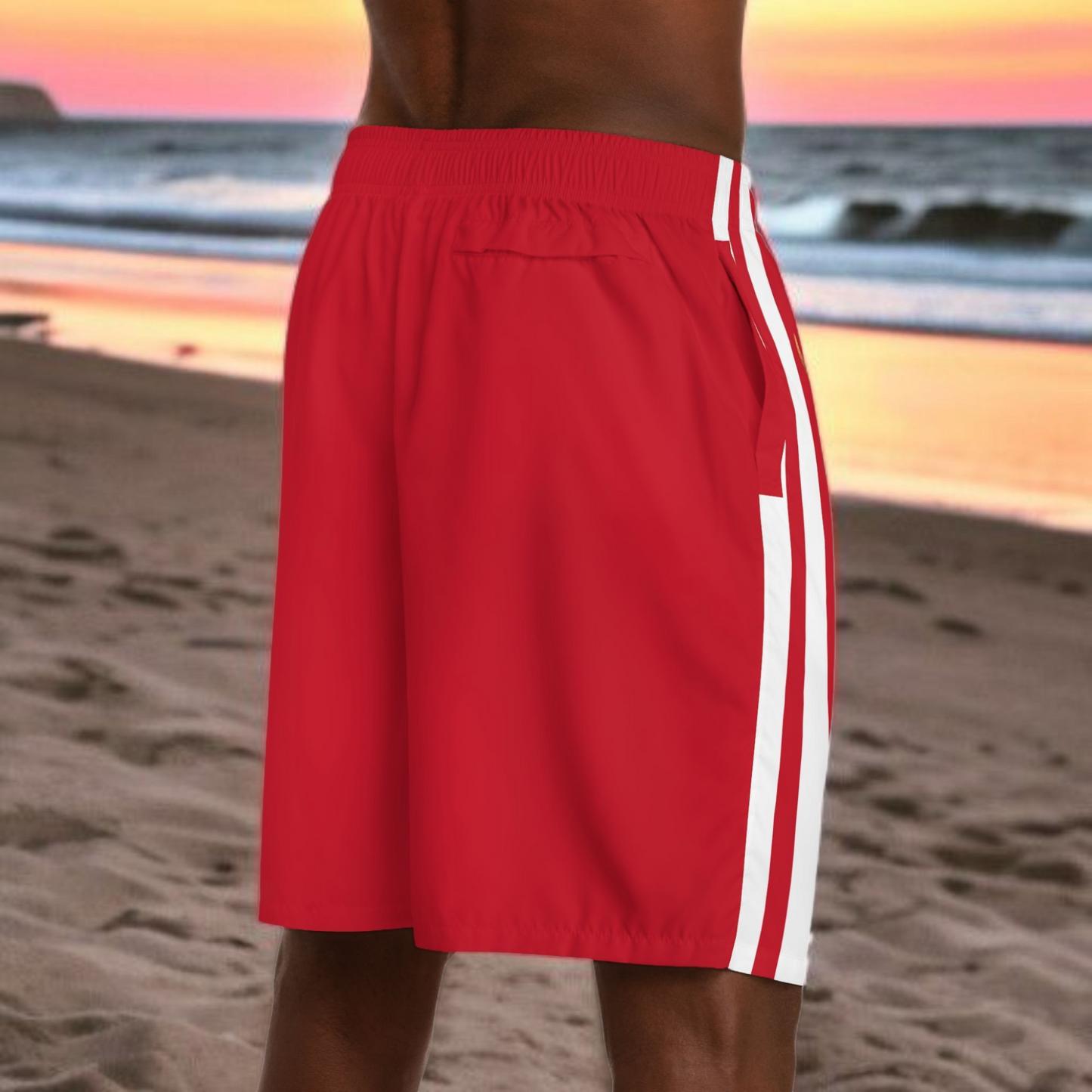 Ethnic Music Cartoon Men's Jogger Shorts - Happily Celebrating Heritage