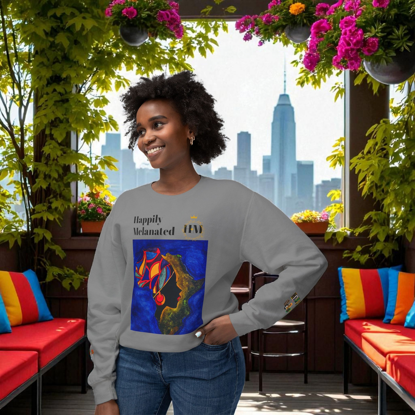African-inspired Unisex Streetwear, Handcrafted Art with Motivational Quotes