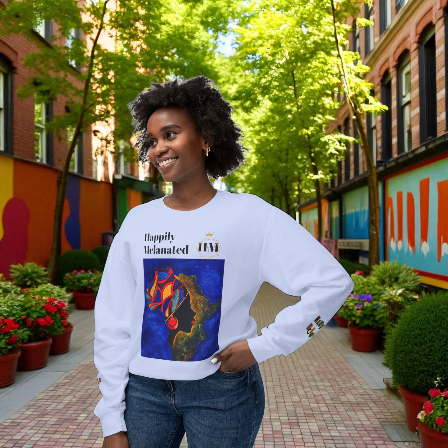 African-inspired Unisex Streetwear, Handcrafted Art with Motivational Quotes