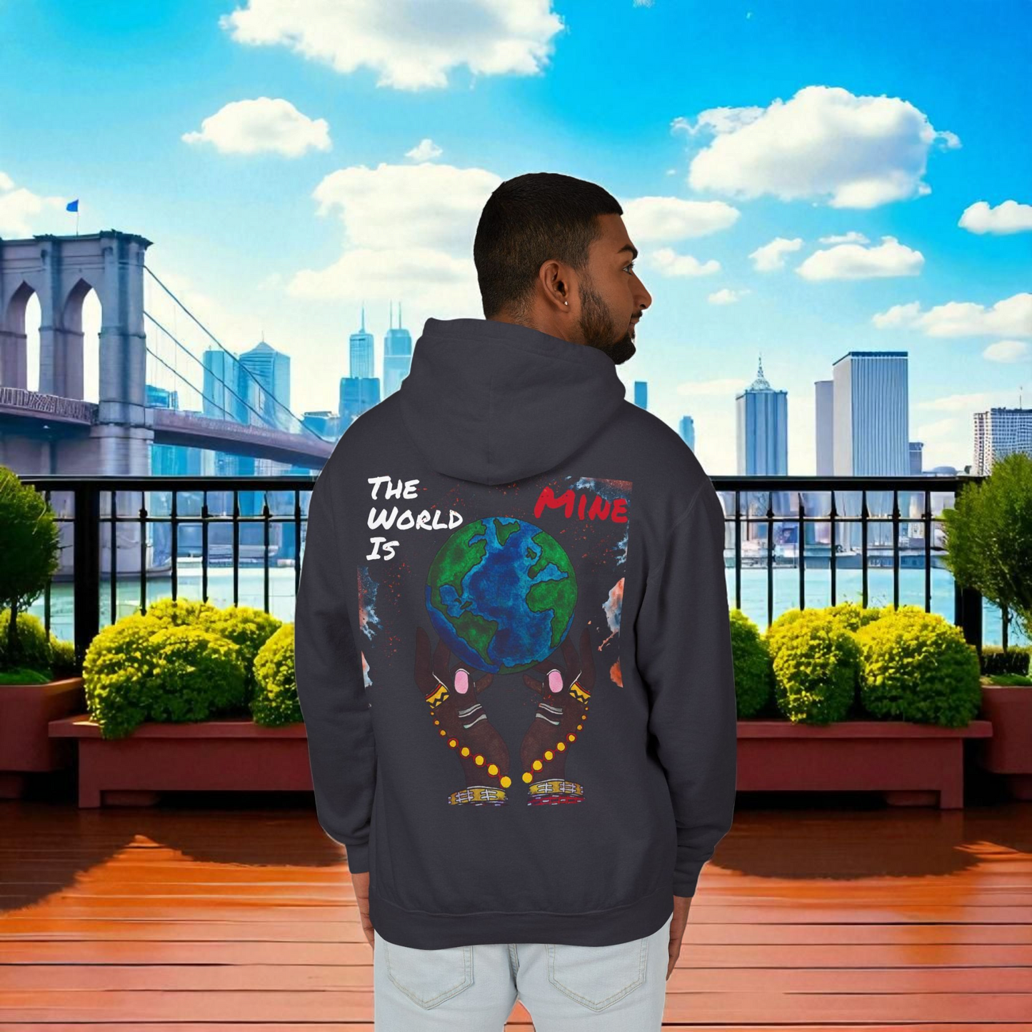 Galactic Art Unisex Hoodie, Space Design Pullover Sweatshirt, Celestial Sweatshirt