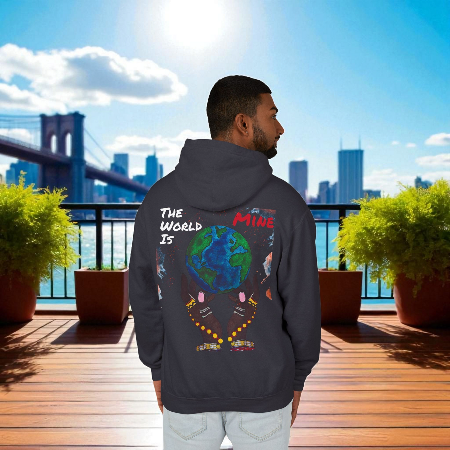 Galactic Art Unisex Hoodie, Space Design Pullover Sweatshirt, Celestial Sweatshirt