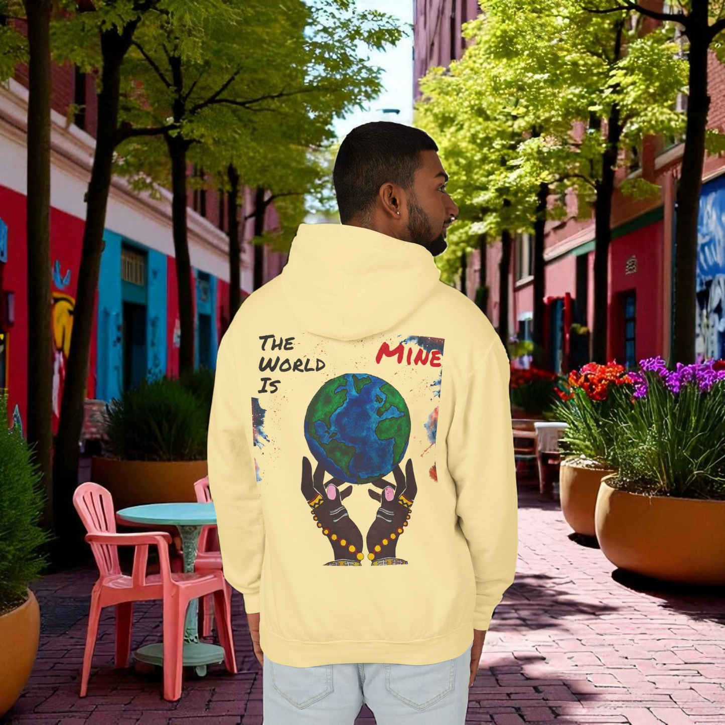 Galactic Art Unisex Hoodie, Space Design Pullover Sweatshirt, Celestial Unisex Hoodie
