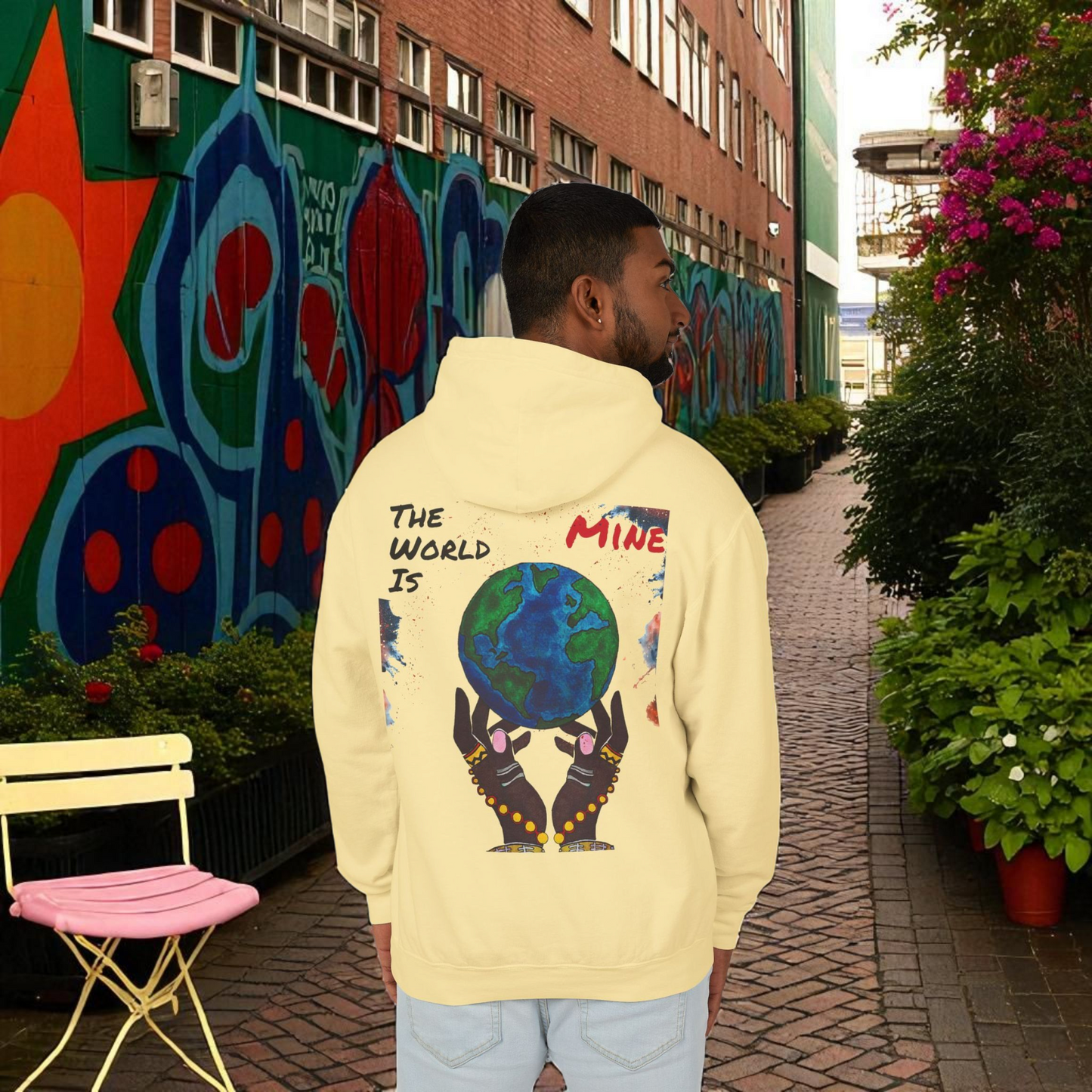 Galactic Art Unisex Hoodie, Space Design Pullover Sweatshirt, Celestial Unisex Hoodie