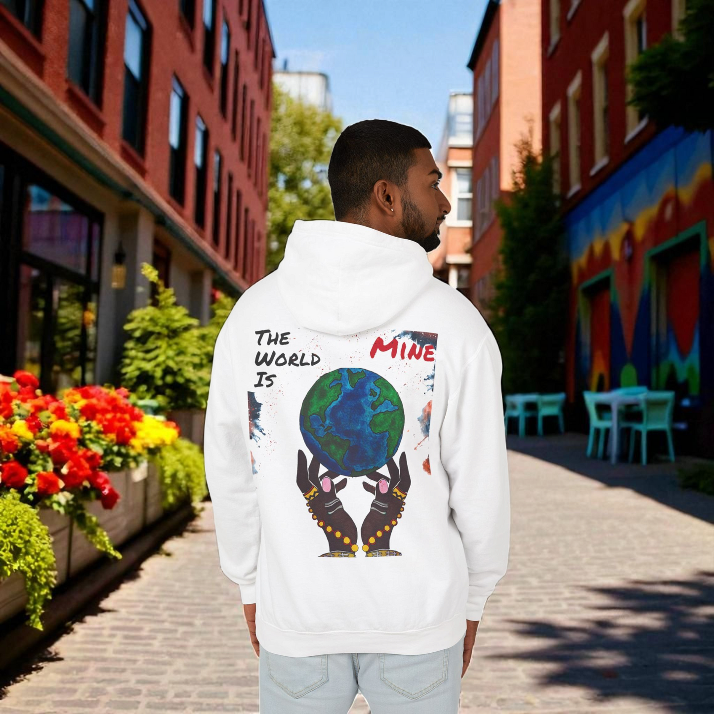 Galactic Art Unisex Hoodie, Space Design Pullover Sweatshirt, Celestial Unisex Hoodie