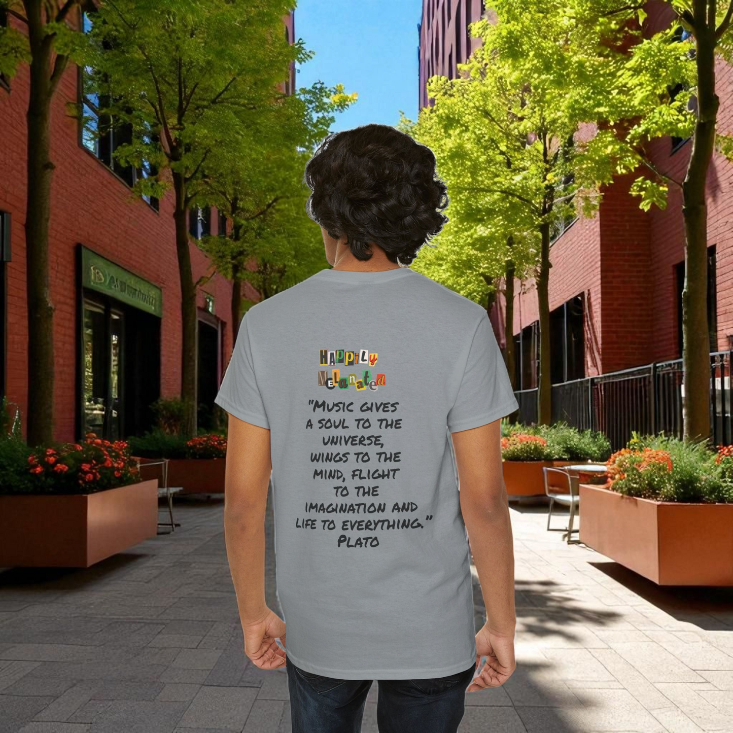 Guitar Art Tribal Masks Unisex Tee, Music Lover Graphic Shirt, Unique Handcrafted Tee