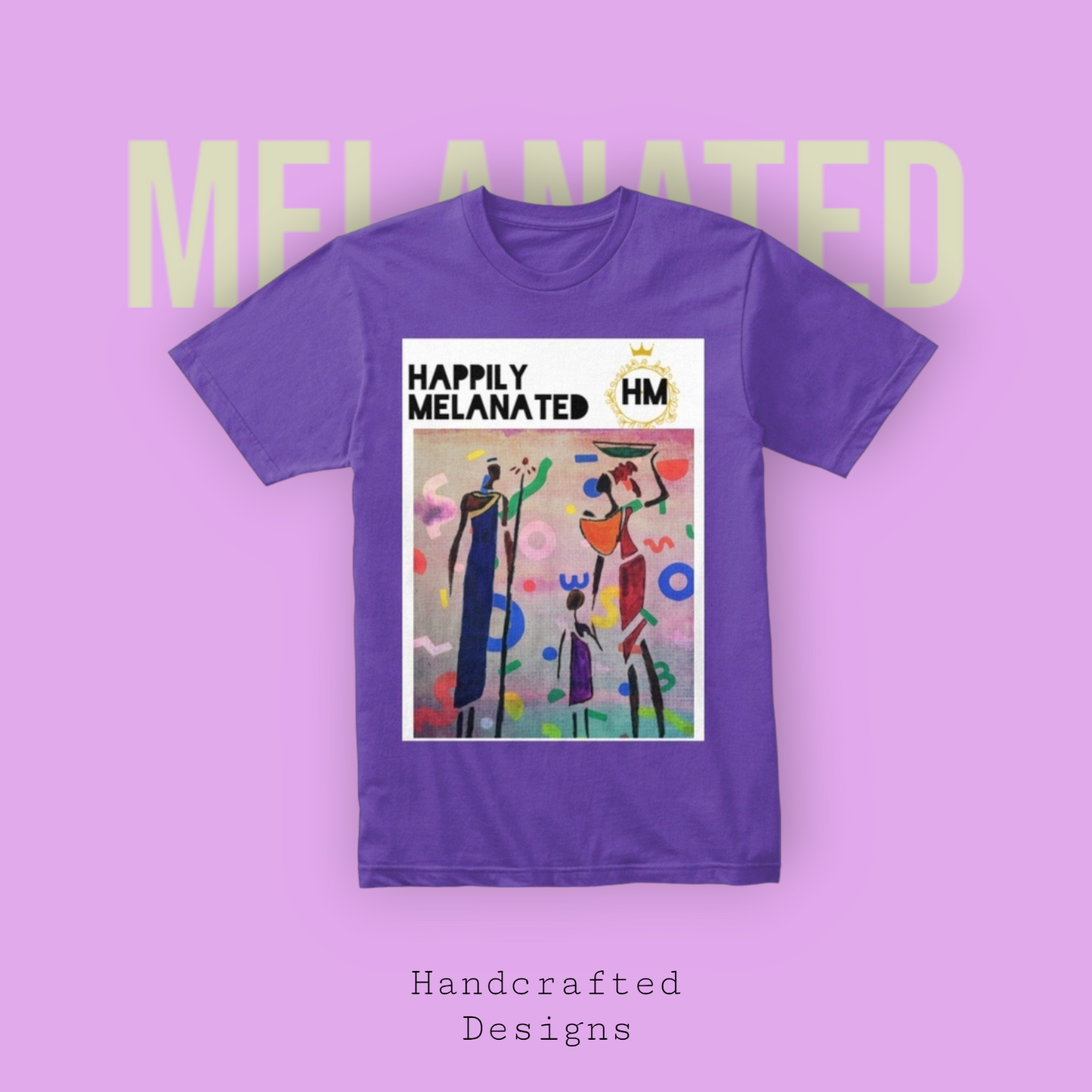 Bold Ethnic T-shirt, Hand-drawn Tribal Family Doodle with Motivational Quote