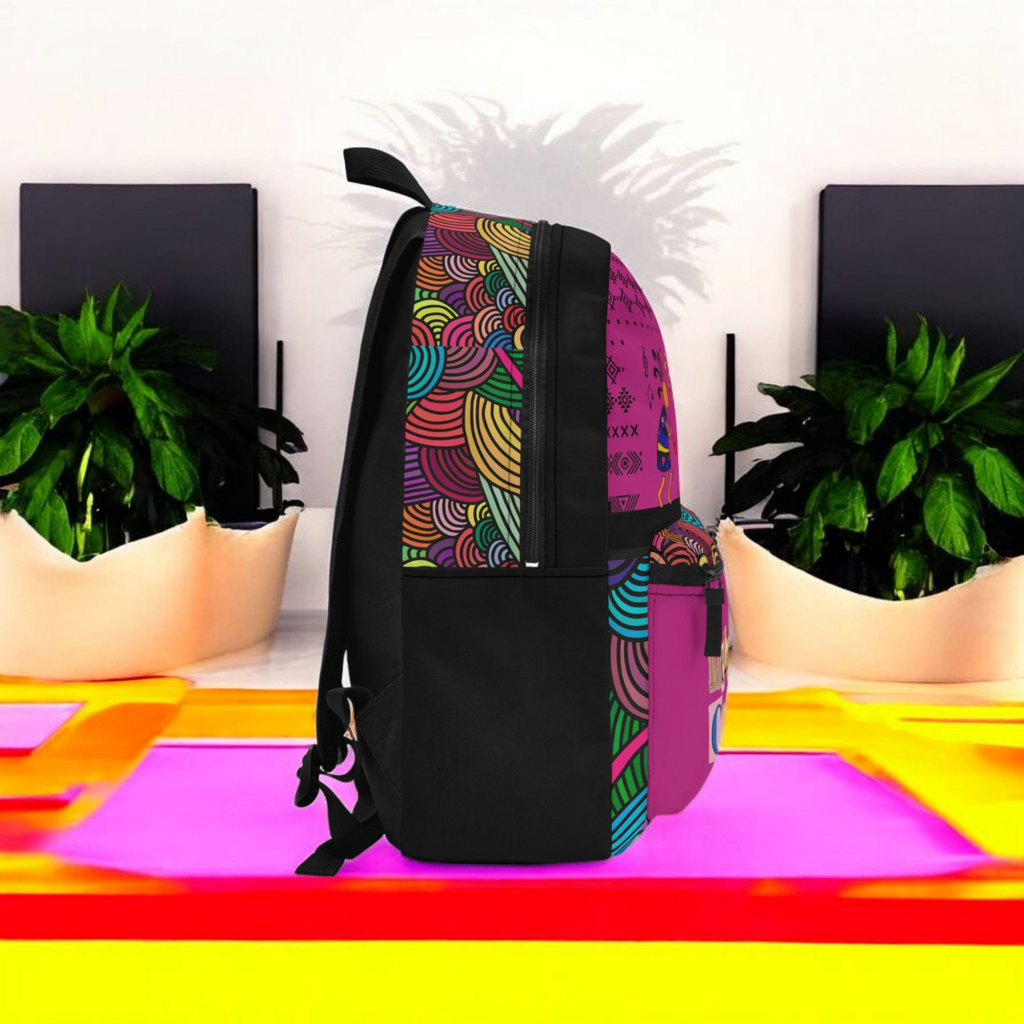 Copy of Tribal Dance Backpack, Ethnic Music Festival Bag, Boho Rucksack, Aztec Design