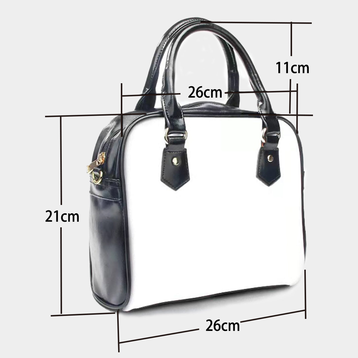 Vintage Inspired Floral Themed Handbag With Single Shoulder Strap