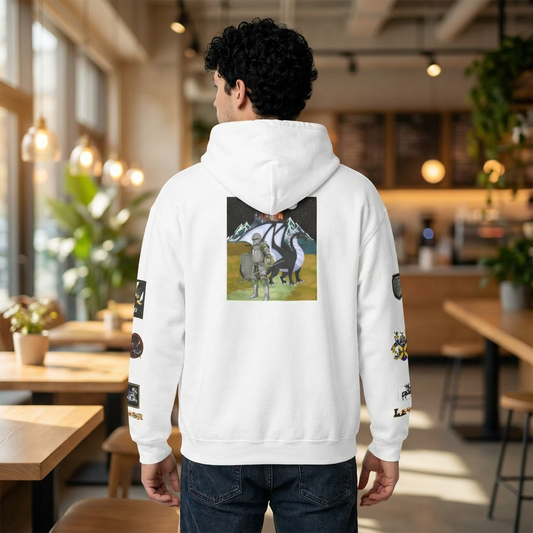 Medieval Themed Hoodie, Knights and Dragon Fans, Unisex Sweatshirt, Cosplay Costume