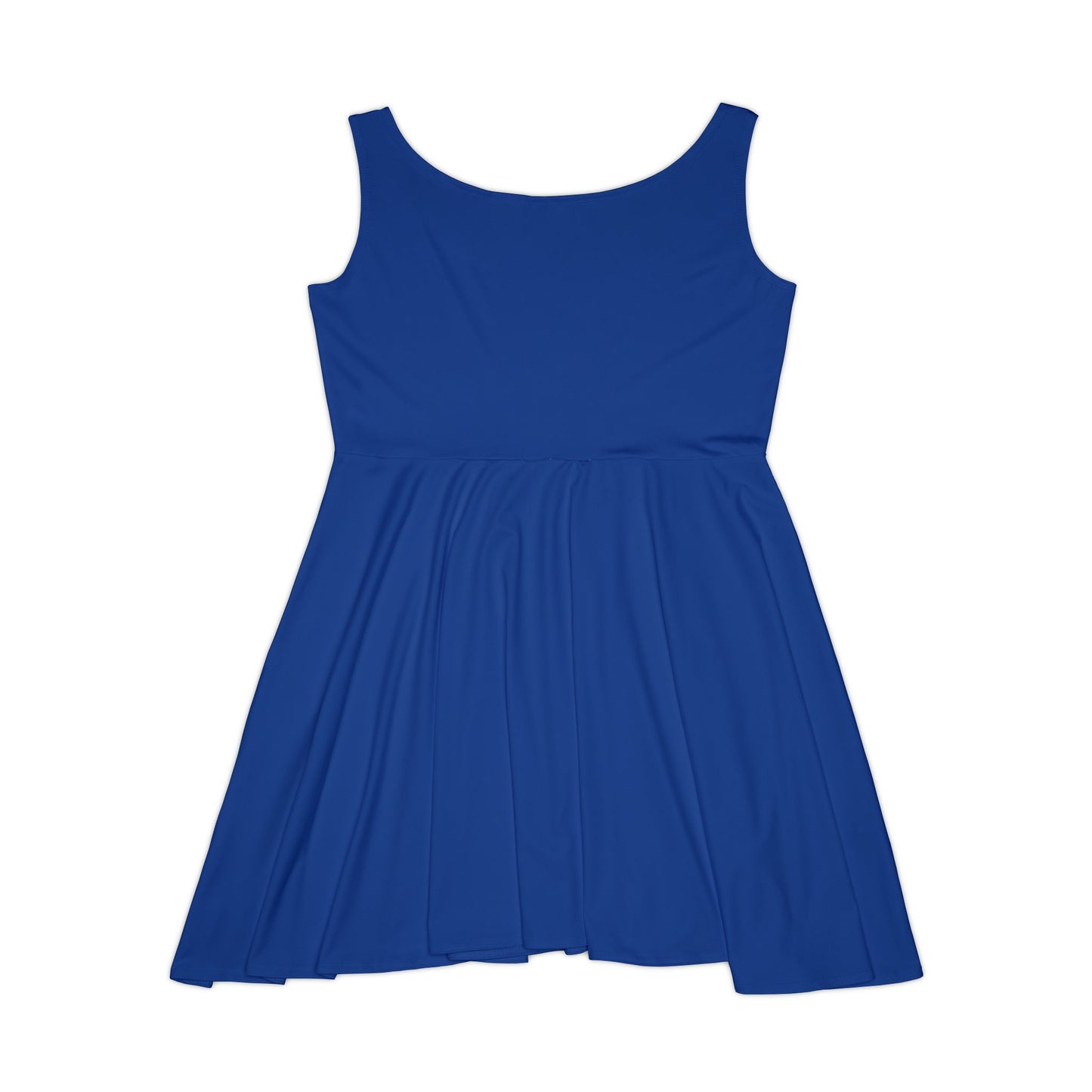Artisanal Spring Floral Skater Dress - Vibrant Artwork Apparel - Perfect for Summer Outings
