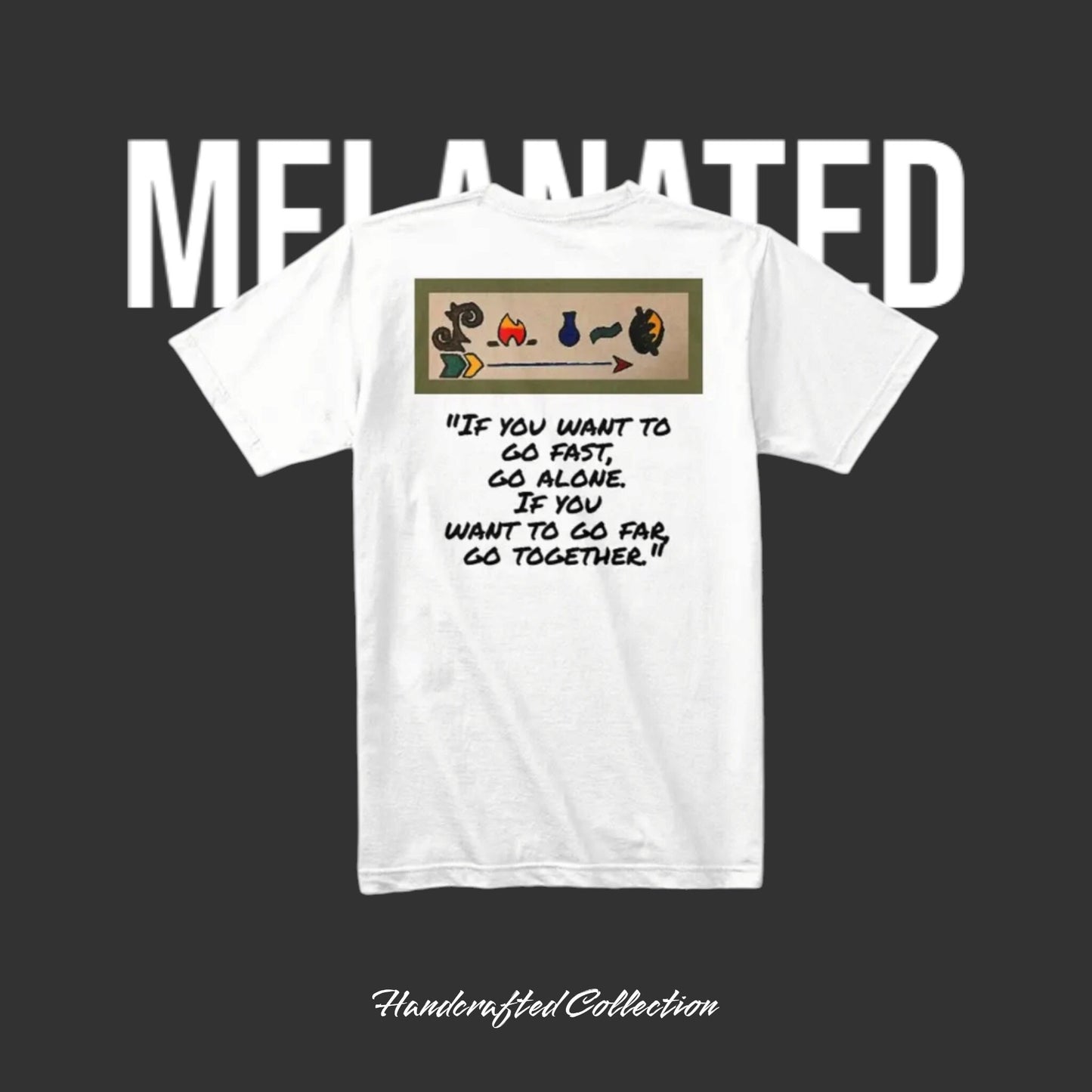 Hand-Drawn African Motifs T-shirt, Unisex Streetwear for All, Culturally Rich Urban Apparel