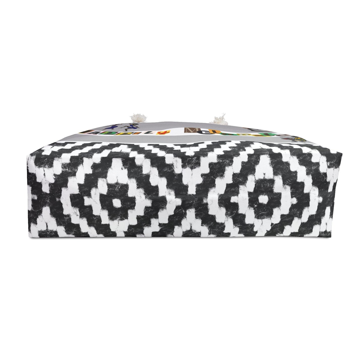 Ethnic Music Art Weekender Bag - Oversized, Durable Tote with Rope Handles for Beach