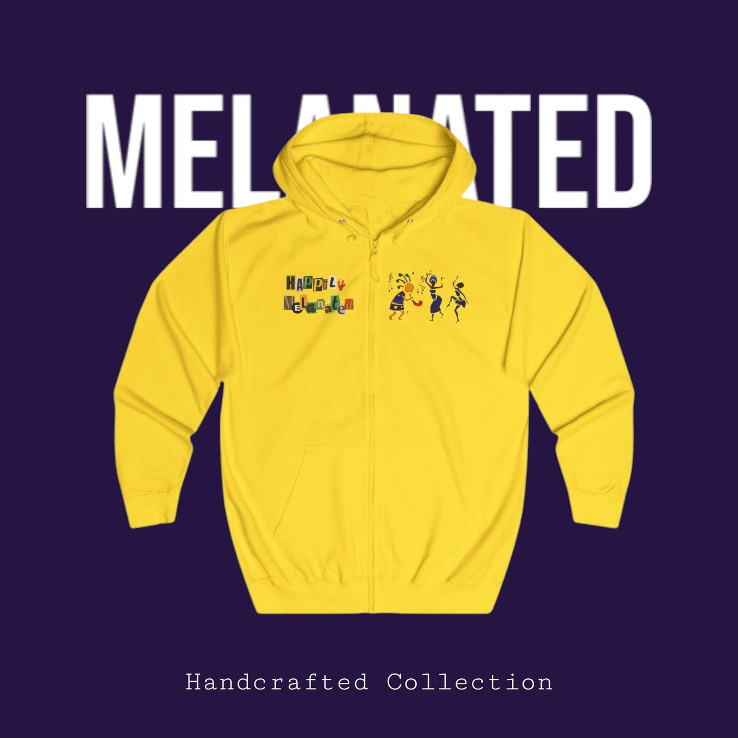 Galaxy Full Zip Unisex Hoodie, Space Nebula Zip-Up Jacket, Celestial Handcrafted Hoodie