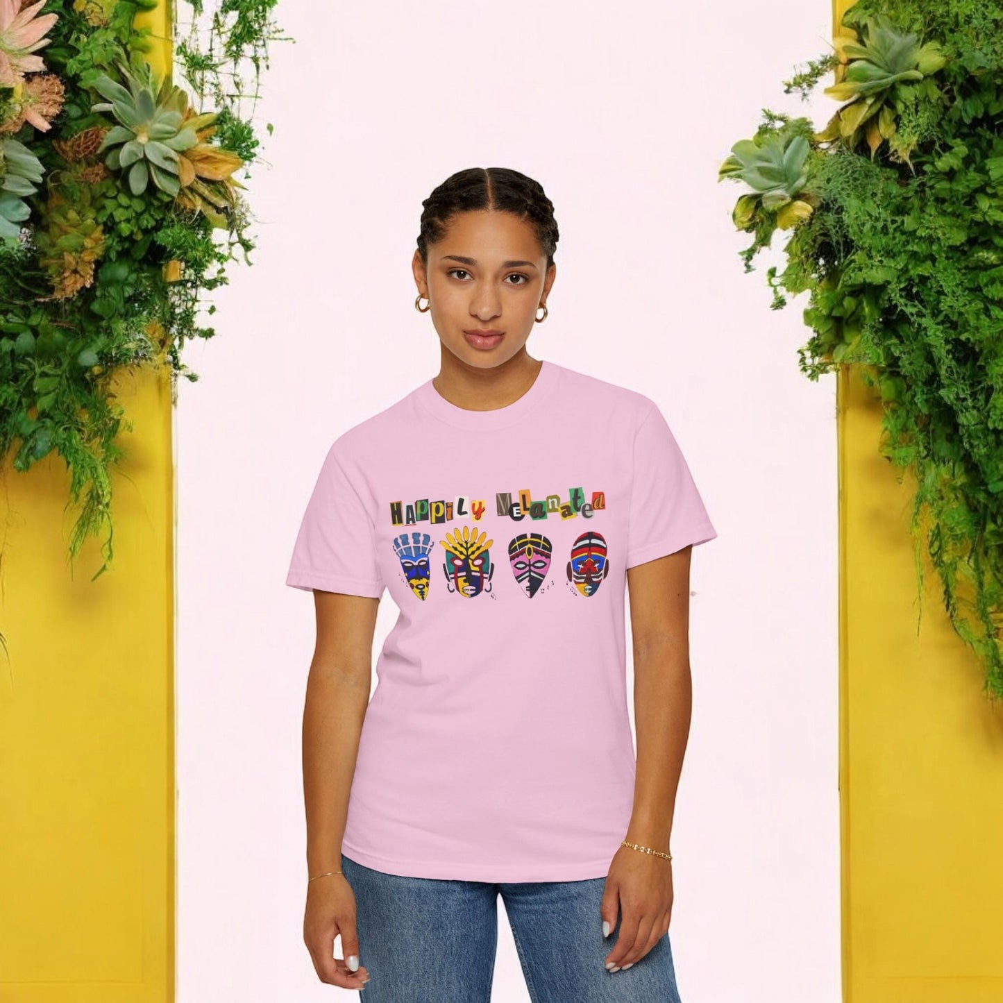 Handcrafted Afro Music Graphic Unisex T-shirt, Music Lover Tee, Ethnic Graphic Shirt