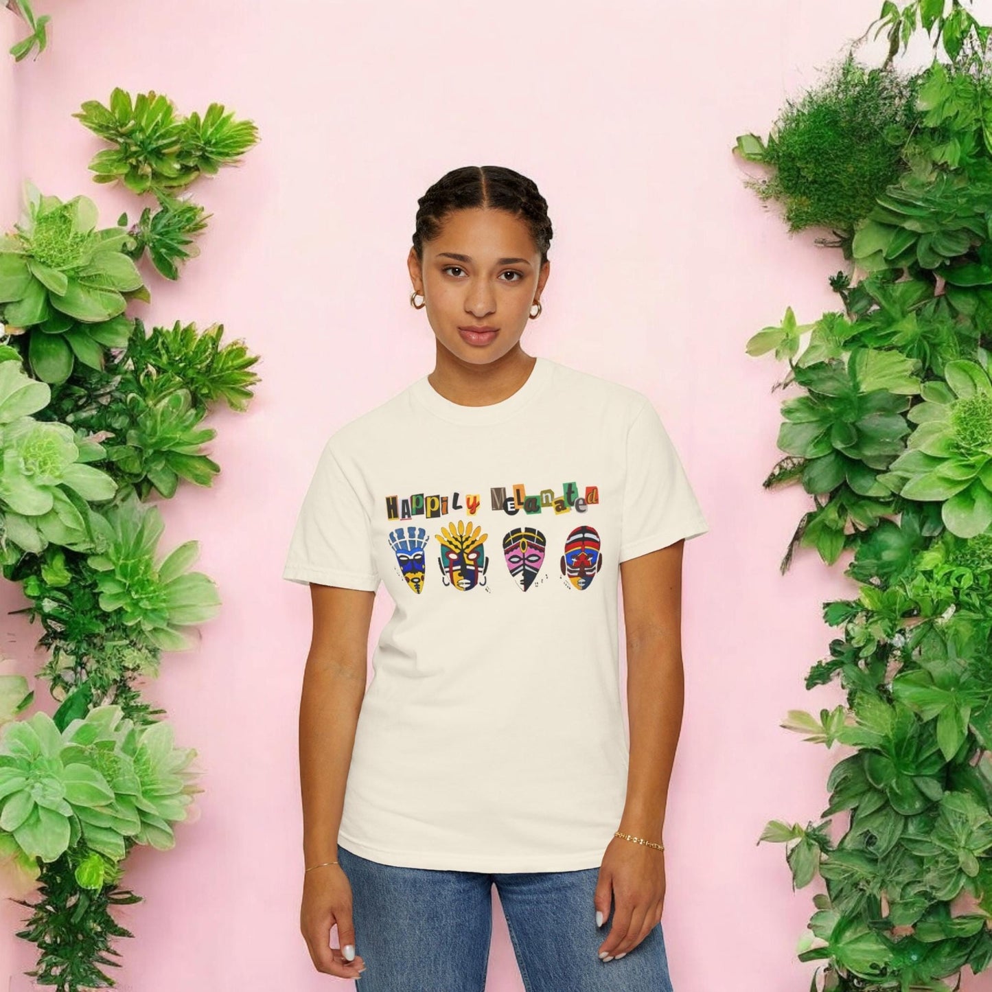 Handcrafted Afro Music Graphic Unisex T-shirt, Music Lover Tee, Ethnic Graphic Shirt