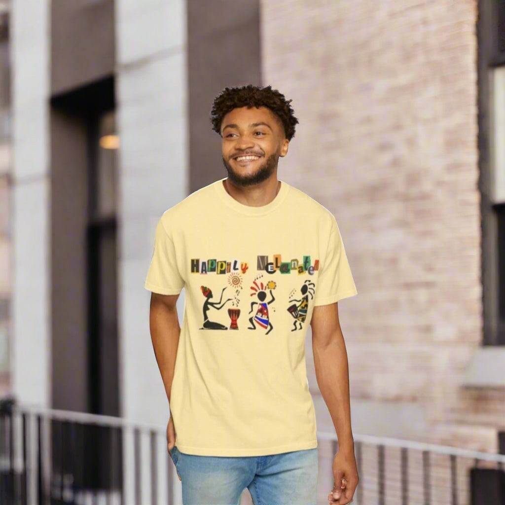 Handcrafted Afro Music Graphic Unisex T-shirt, Music Lover Tee, Ethnic Graphic Shirt