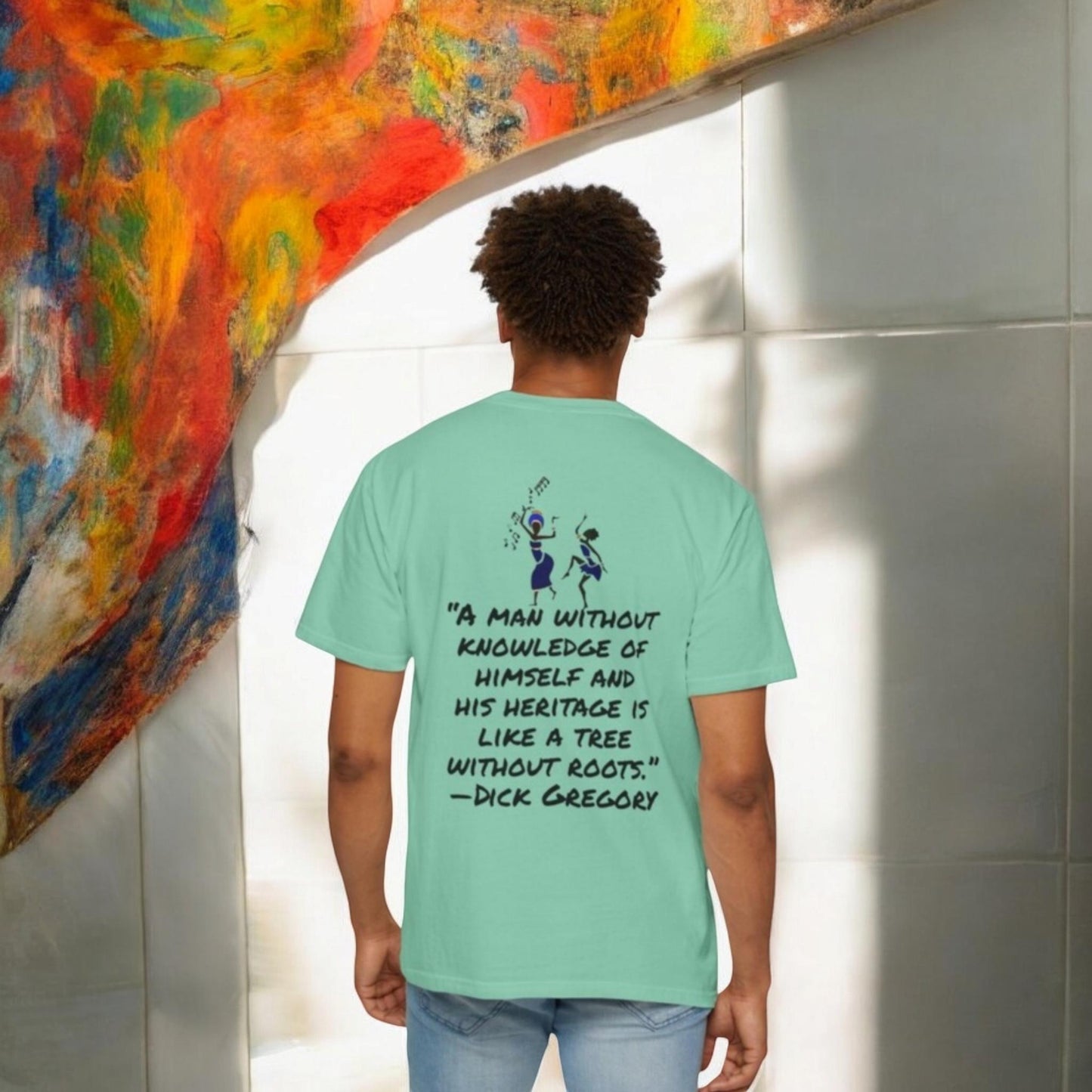 Handcrafted Afro Music Graphic Unisex T-shirt, Music Lover Tee, Ethnic Graphic Shirt