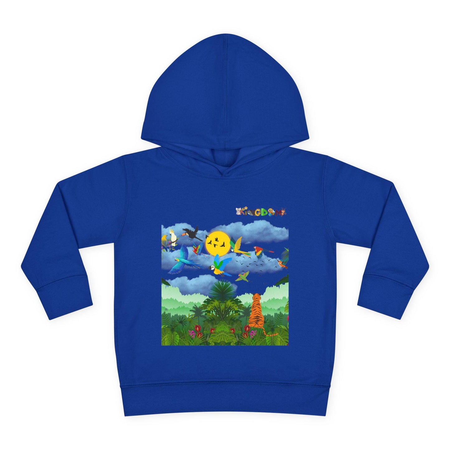 Tropical Birds Toddler Hoodie, Wild Life Theme Fleece Pullover, Kids Animal Sweater, Jungle Print Sweatshirt, Bird Lover Gift