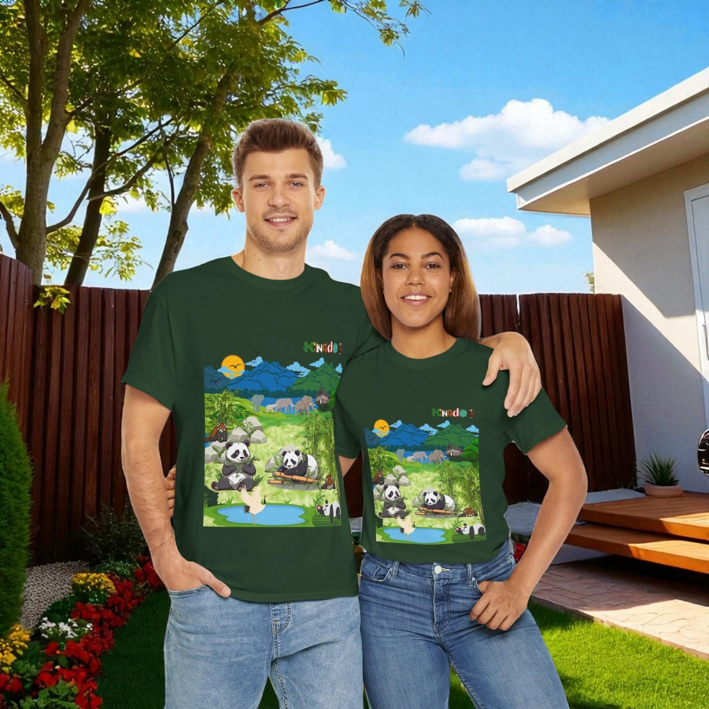 Panda Graphic Unisex Tee, Nature Inspired, Animal Kingdom Shirt, Wildlife Tee