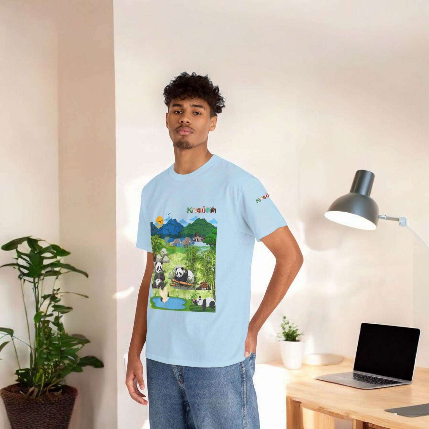 Panda Graphic Unisex Tee, Nature Inspired, Animal Kingdom Shirt, Wildlife Tee