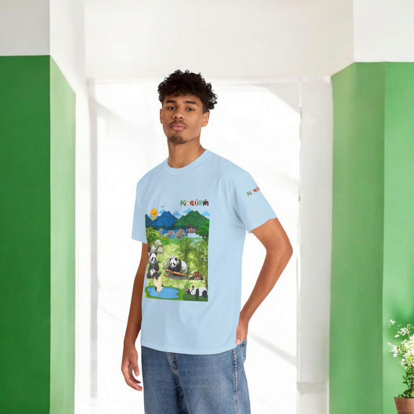 Panda Graphic Unisex Tee, Nature Inspired, Animal Kingdom Shirt, Wildlife Tee