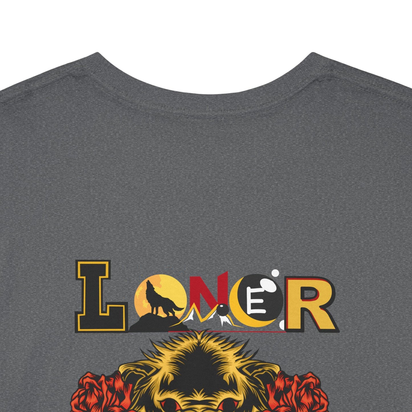 Graphic Wolf Art Unisex Tee, Wild Animal Design T-Shirt - Men's Women's Tee