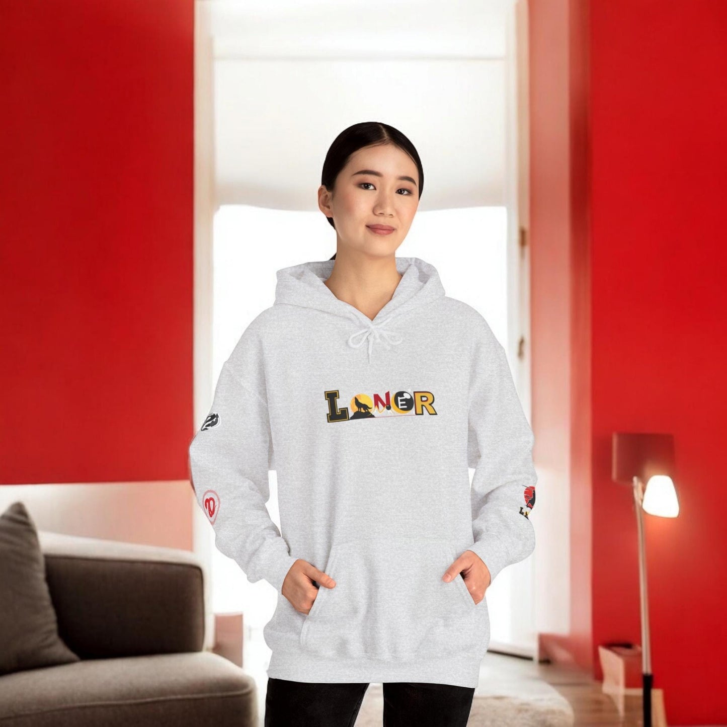 Graphic Ninja Enthusiast Hoodie, Unisex Heavy Blend Sweatshirt - Martial Arts Gift