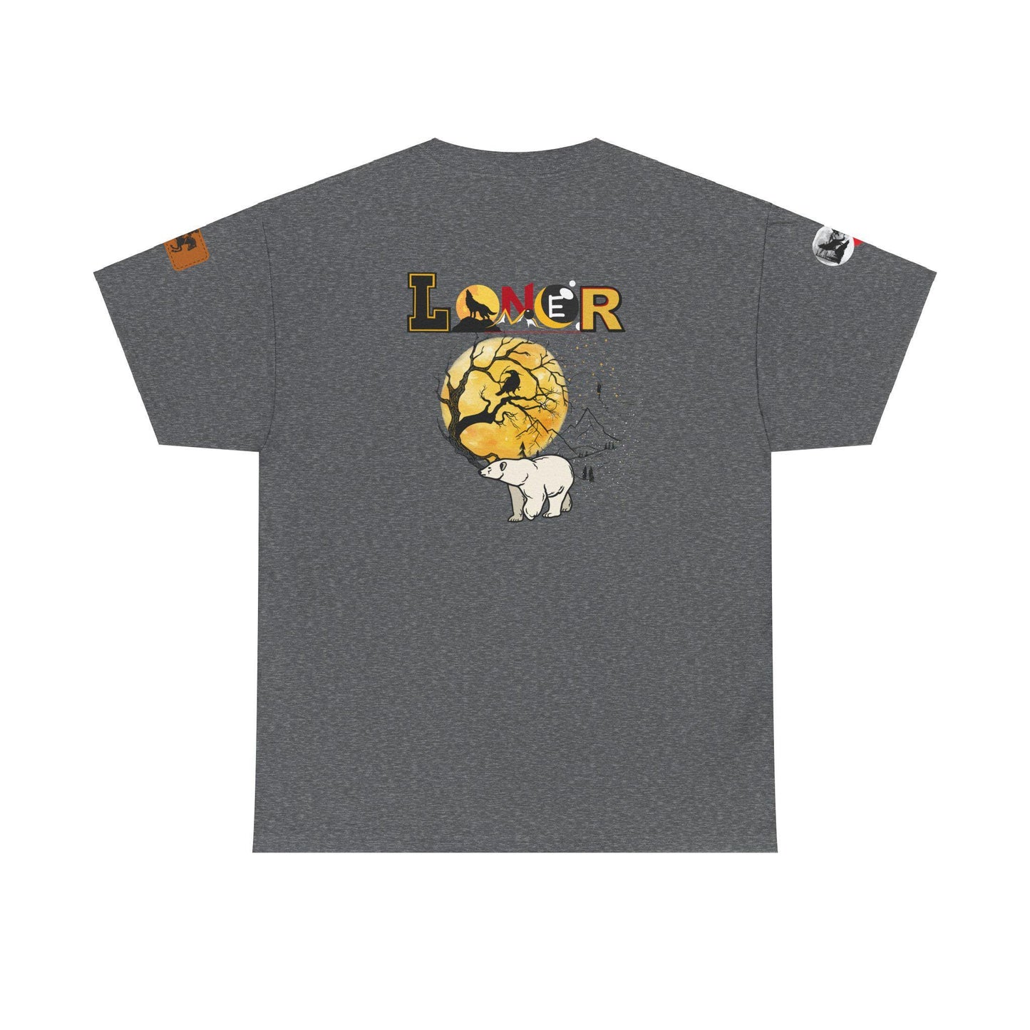Lone Wolf Unisex Tee, Wild Animal Introvert Graphic T-Shirt, Wildlife Lover Tee