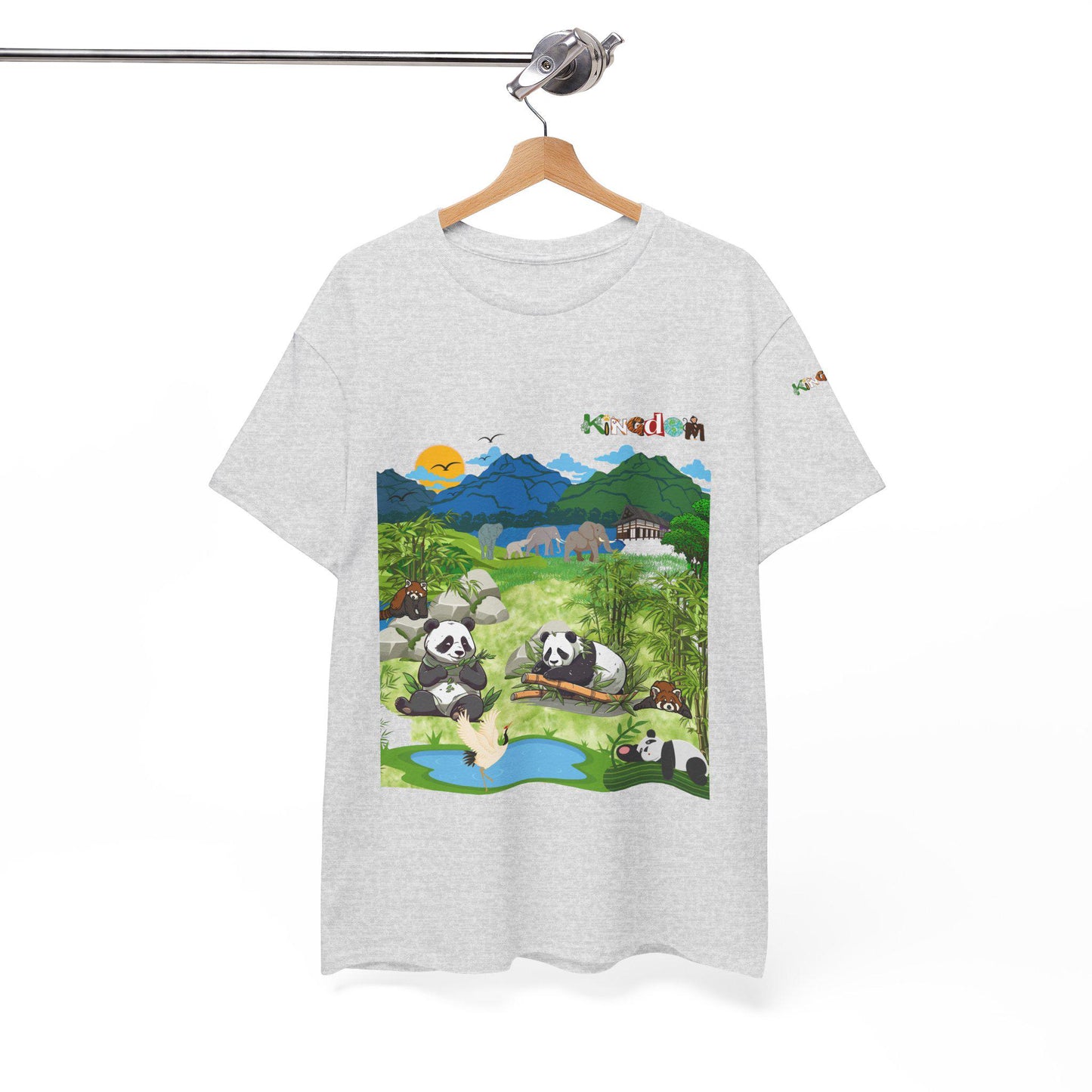 Panda Graphic Unisex Tee, Nature Inspired, Animal Kingdom Shirt, Wildlife Tee