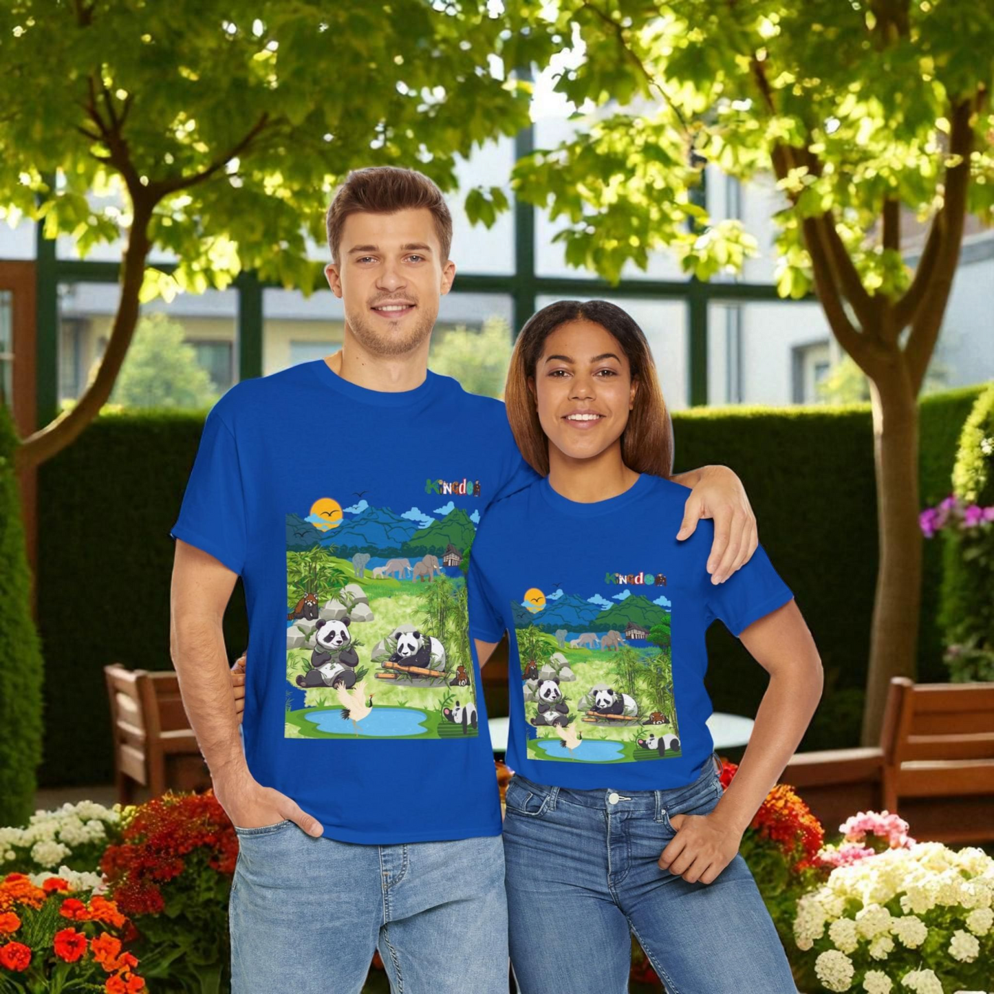 Panda Graphic Unisex Tee, Nature Inspired, Animal Kingdom Shirt, Wildlife Tee