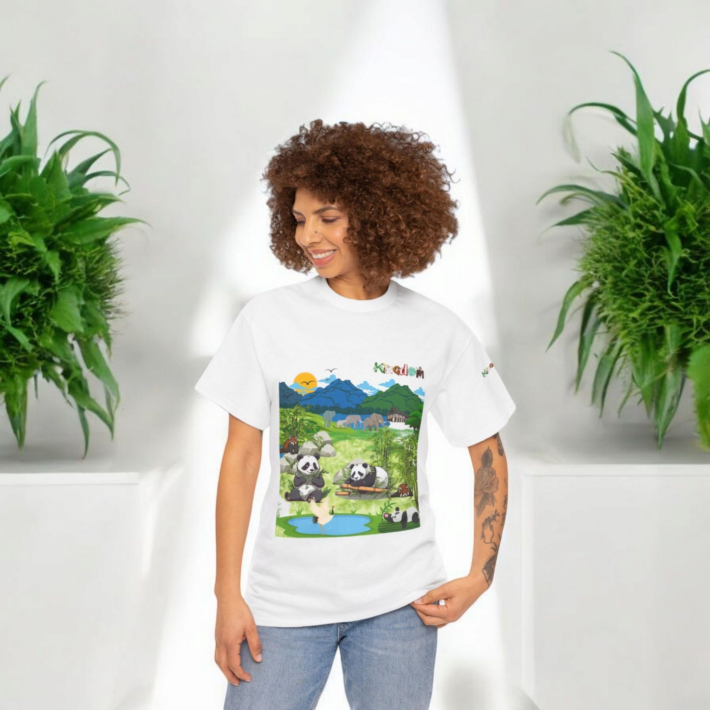 Panda Graphic Unisex Tee, Nature Inspired, Animal Kingdom Shirt, Wildlife Tee