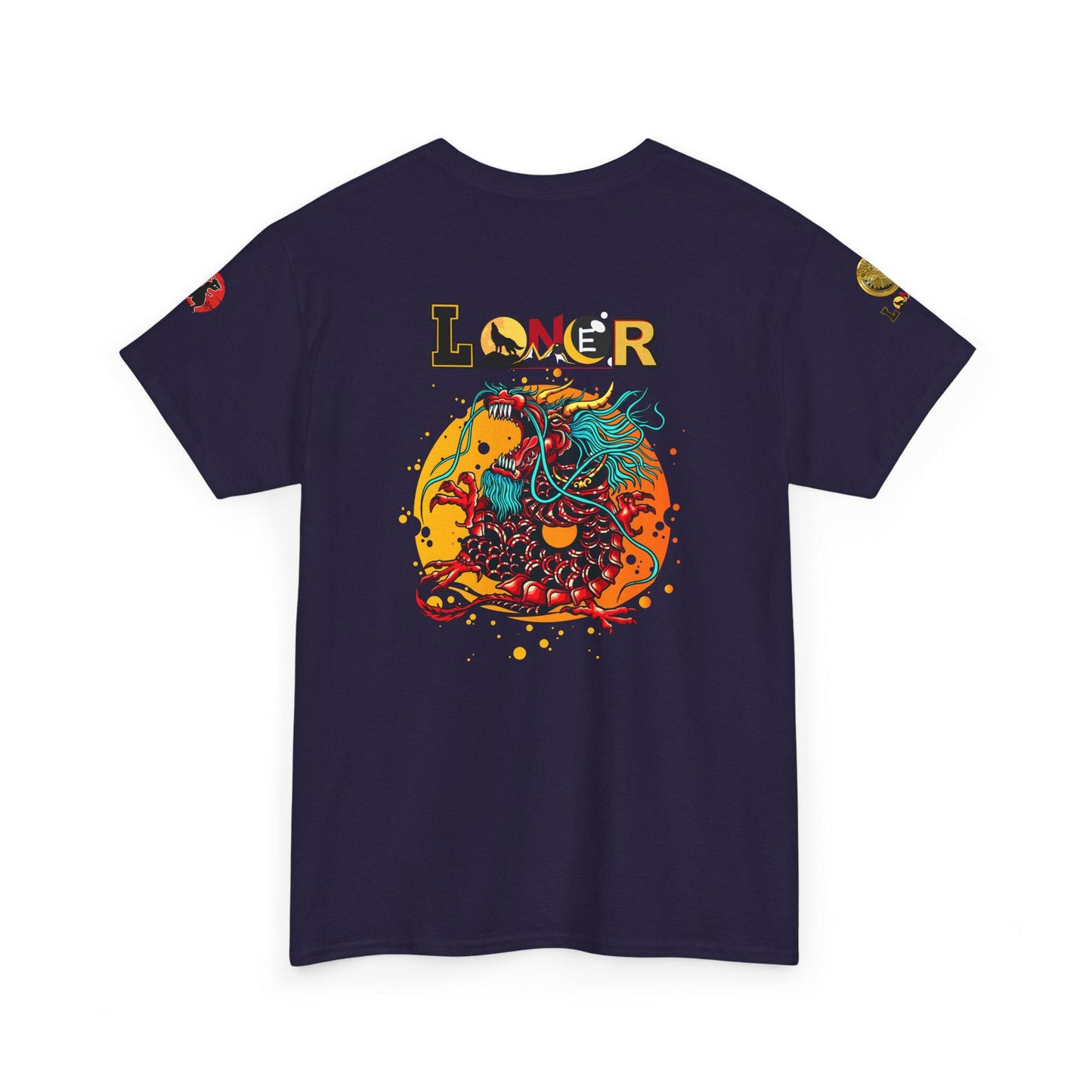 Dragon Graphic Tee, Loner Themed Unisex Shirt, Dragon Art T-Shirt, Mythical Creature Top